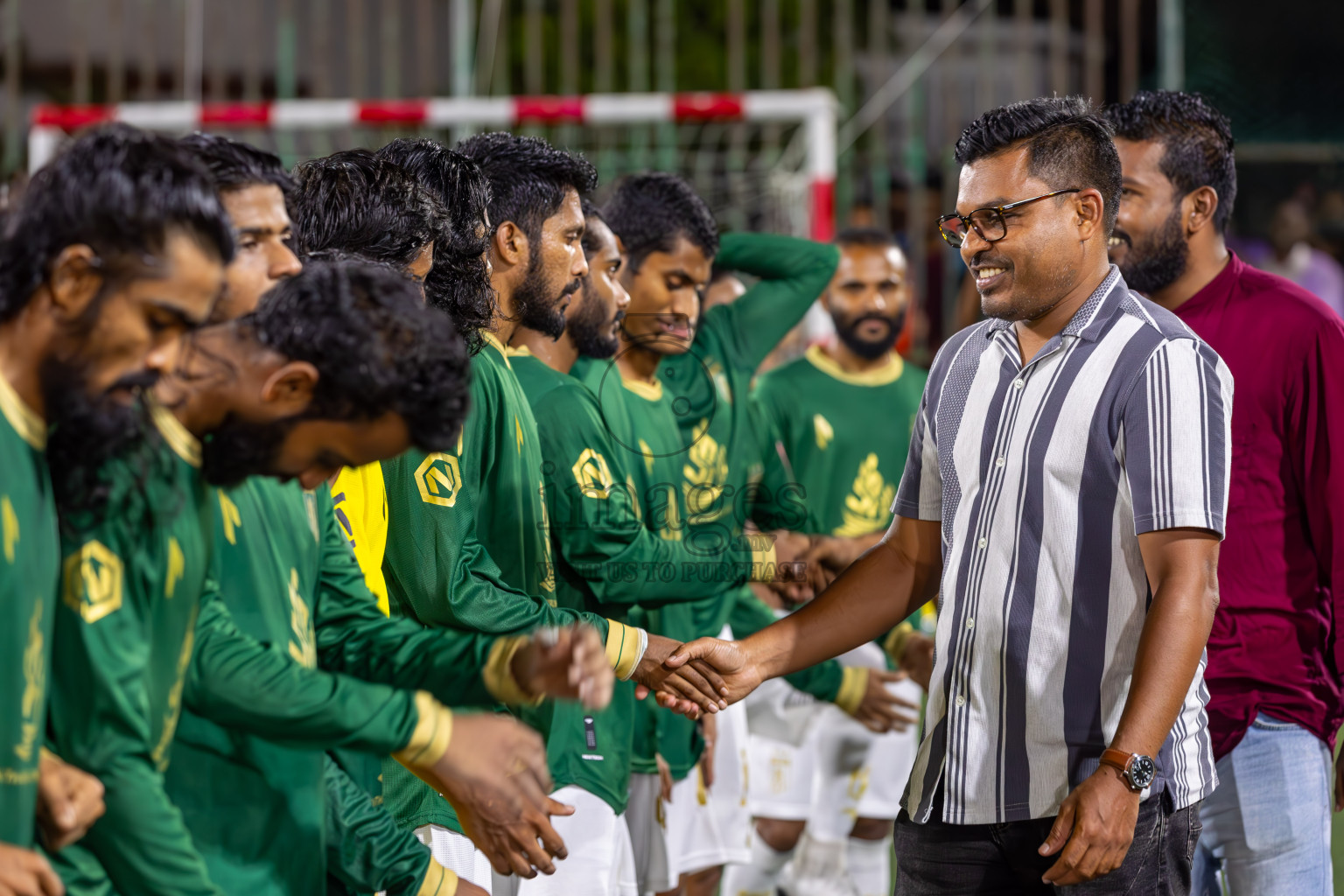 Th Thimarafushi vs HA Utheemu in Round of 16 on Day 40 of Golden Futsal Challenge 2024 which was held on Tuesday, 27th February 2024, in Hulhumale', Maldives Photos: Ismail Thoriq / images.mv