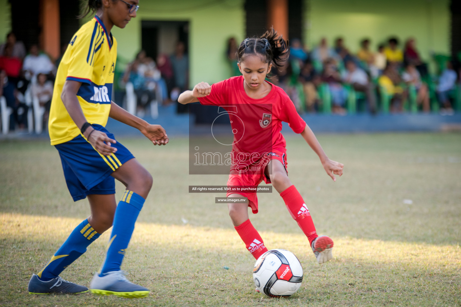 Friendly Match between Women Football's Academy vs Elizabeth Moir School held in Henveiru Stadium, Male' on 31st March 2019. (Photos: Ismail Thoriq / images.mv)