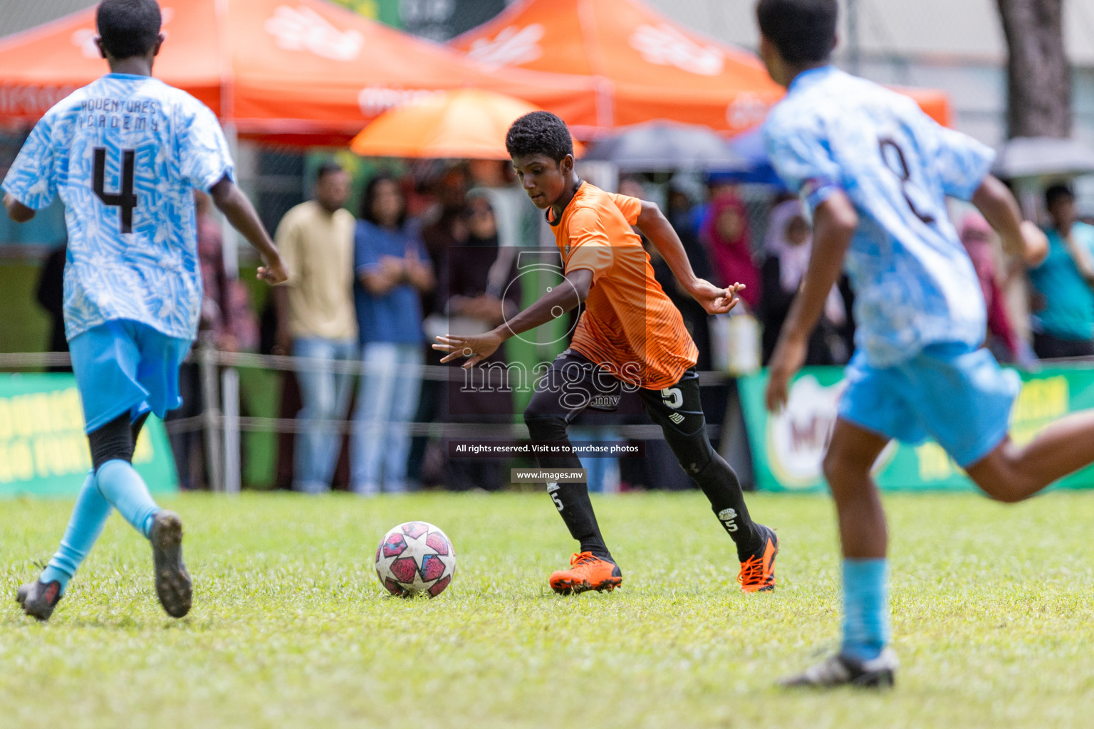 Day 2 of MILO Academy Championship 2023 (u14) was held in Henveyru Stadium Male', Maldives on 4th November 2023. Photos: Nausham Waheed / images.mv