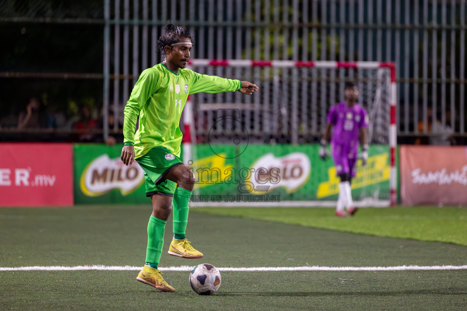 Team DJA VS Trade Club in Club Maldives Classic 2024 held in Rehendi Futsal Ground, Hulhumale', Maldives on Saturday, 14th September 2024. 
Photos: Hassan Simah / images.mv