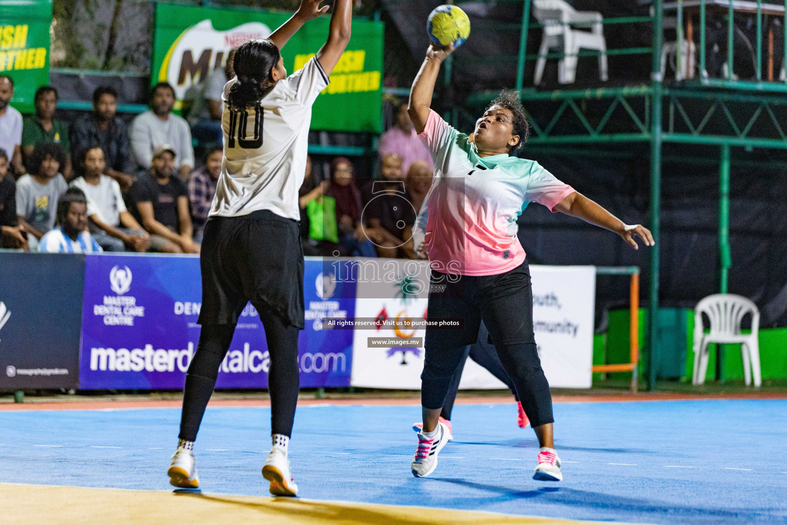 Day 4 of 7th Inter-Office/Company Handball Tournament 2023, held in Handball ground, Male', Maldives on Monday, 18th September 2023 Photos: Nausham Waheed/ Images.mv