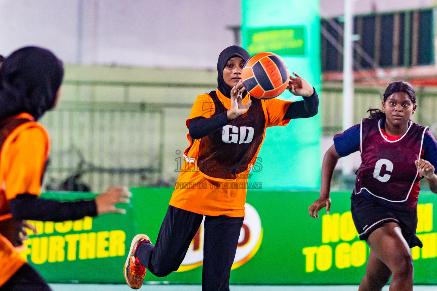 Day 3 of MILO 3x3 Netball Challenge 2024 was held in Ekuveni Netball Court at Male', Maldives on Saturday, 16th March 2024. Photos: Nausham Waheed / images.mv