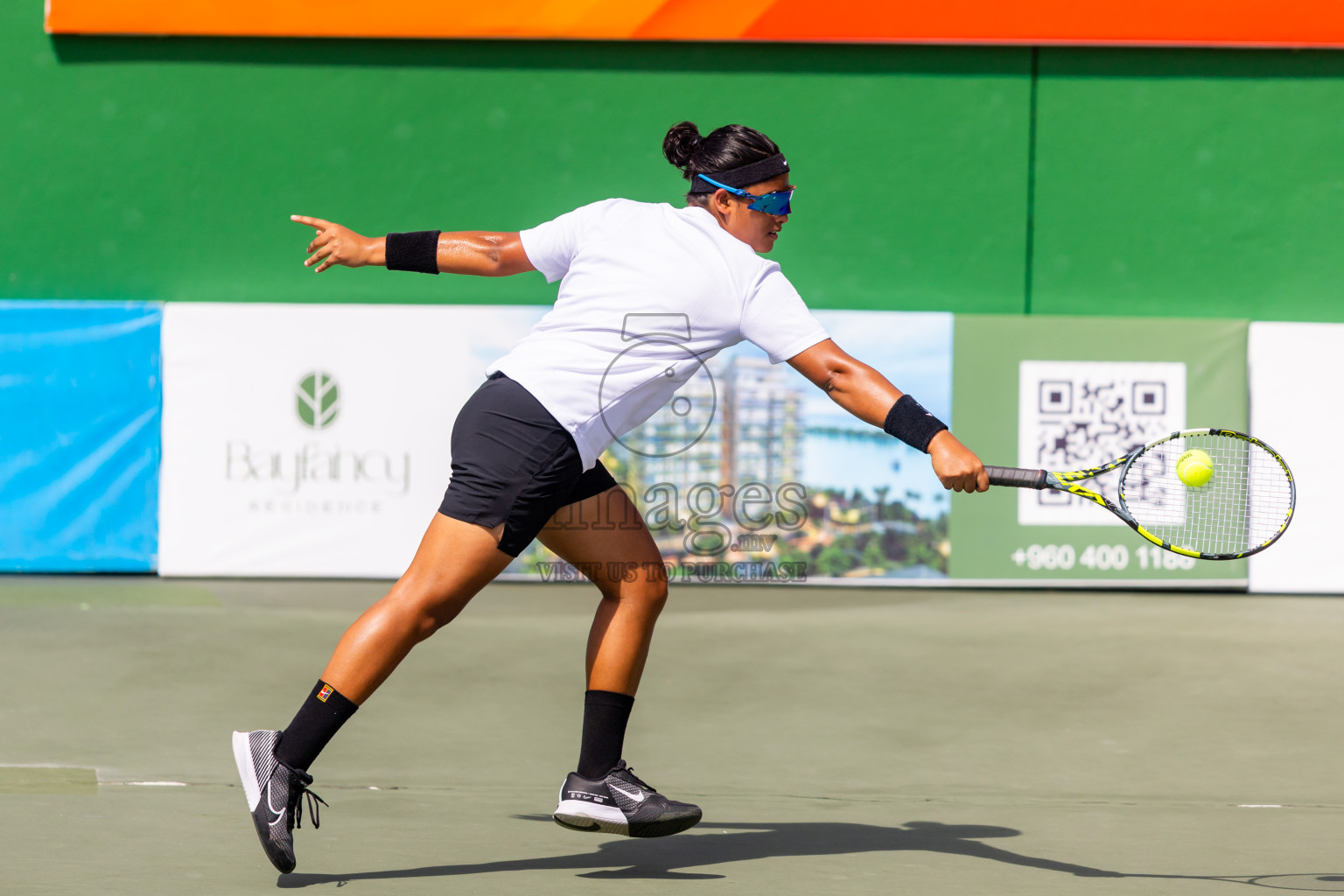 Day 2 of ATF Maldives Junior Open Tennis was held in Male' Tennis Court, Male', Maldives on Tuesday, 10th December 2024. Photos: Nausham Waheed / images.mv