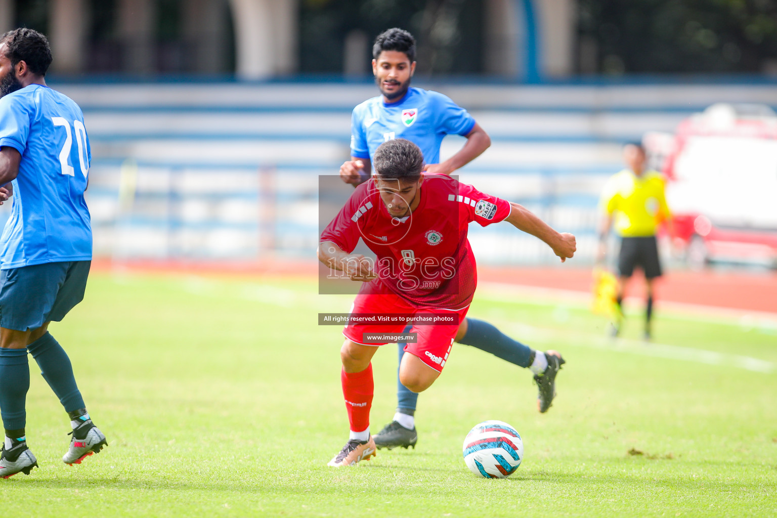 Lebanon vs Maldives in SAFF Championship 2023 held in Sree Kanteerava Stadium, Bengaluru, India, on Tuesday, 28th June 2023. Photos: Nausham Waheed, Hassan Simah / images.mv