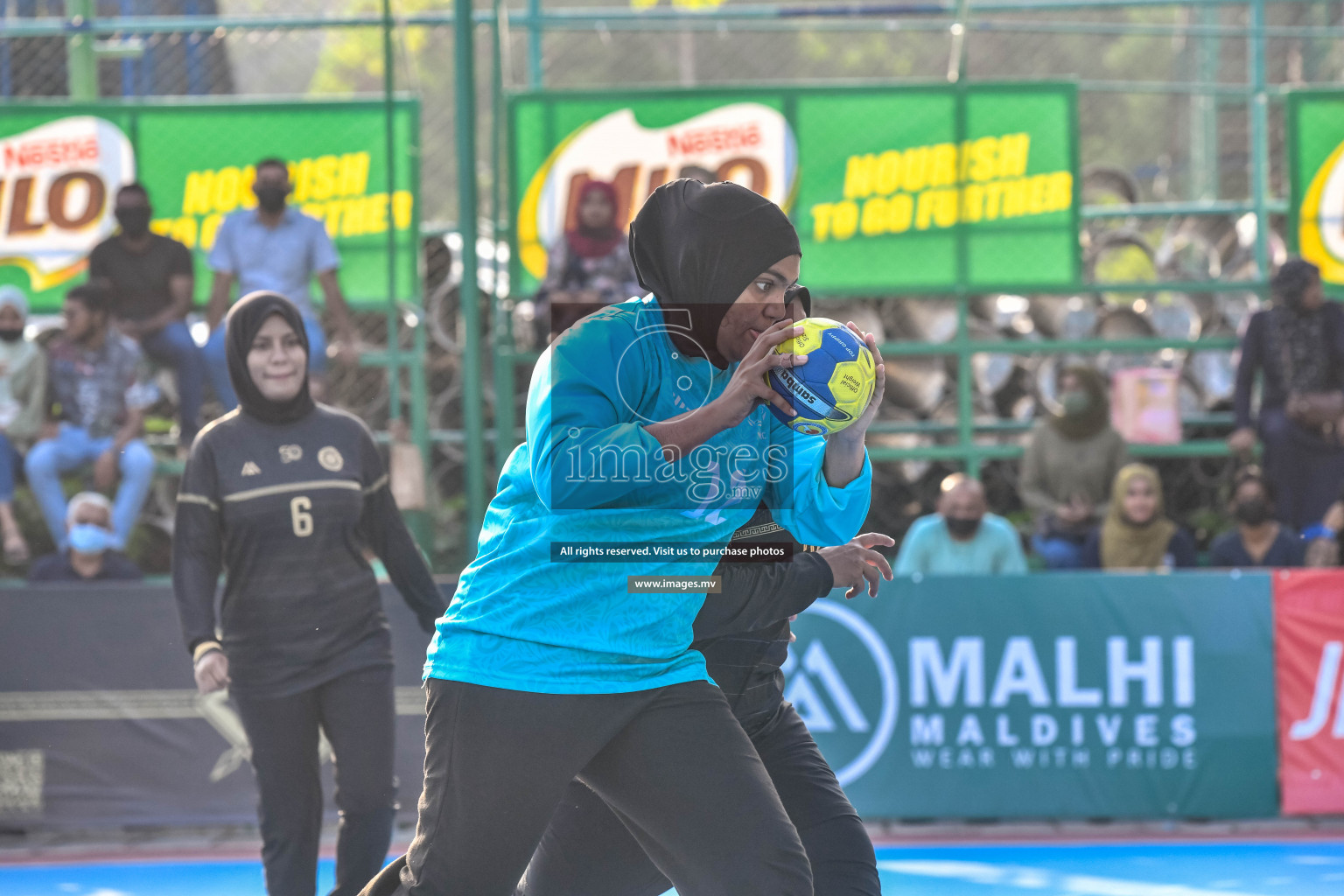 Day 5 of Milo 6th Inter Office Handball Tournament 2022 - Photos by Nausham Waheed