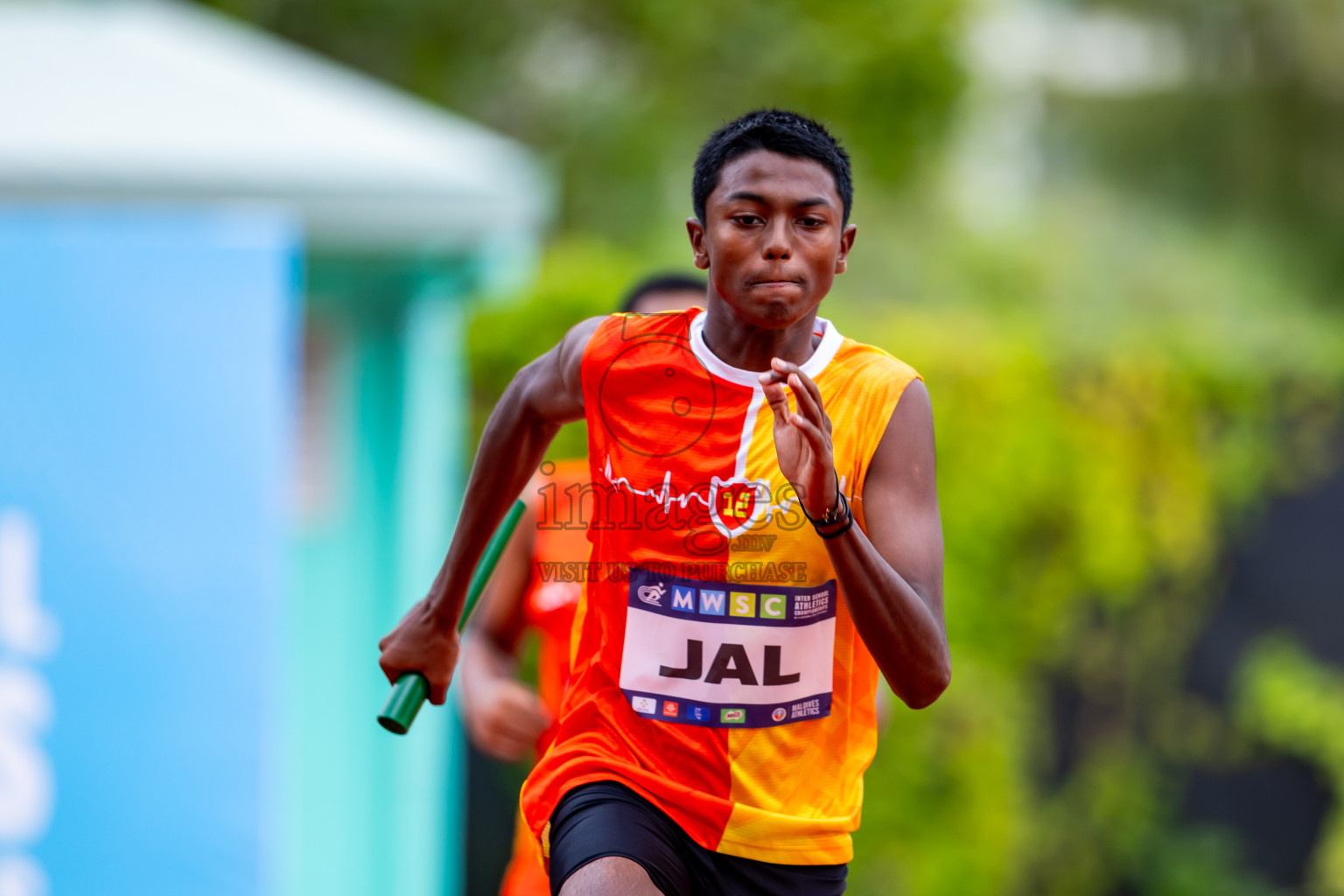 Day 6 of MWSC Interschool Athletics Championships 2024 held in Hulhumale Running Track, Hulhumale, Maldives on Thursday, 14th November 2024. Photos by: Nausham Waheed / Images.mv