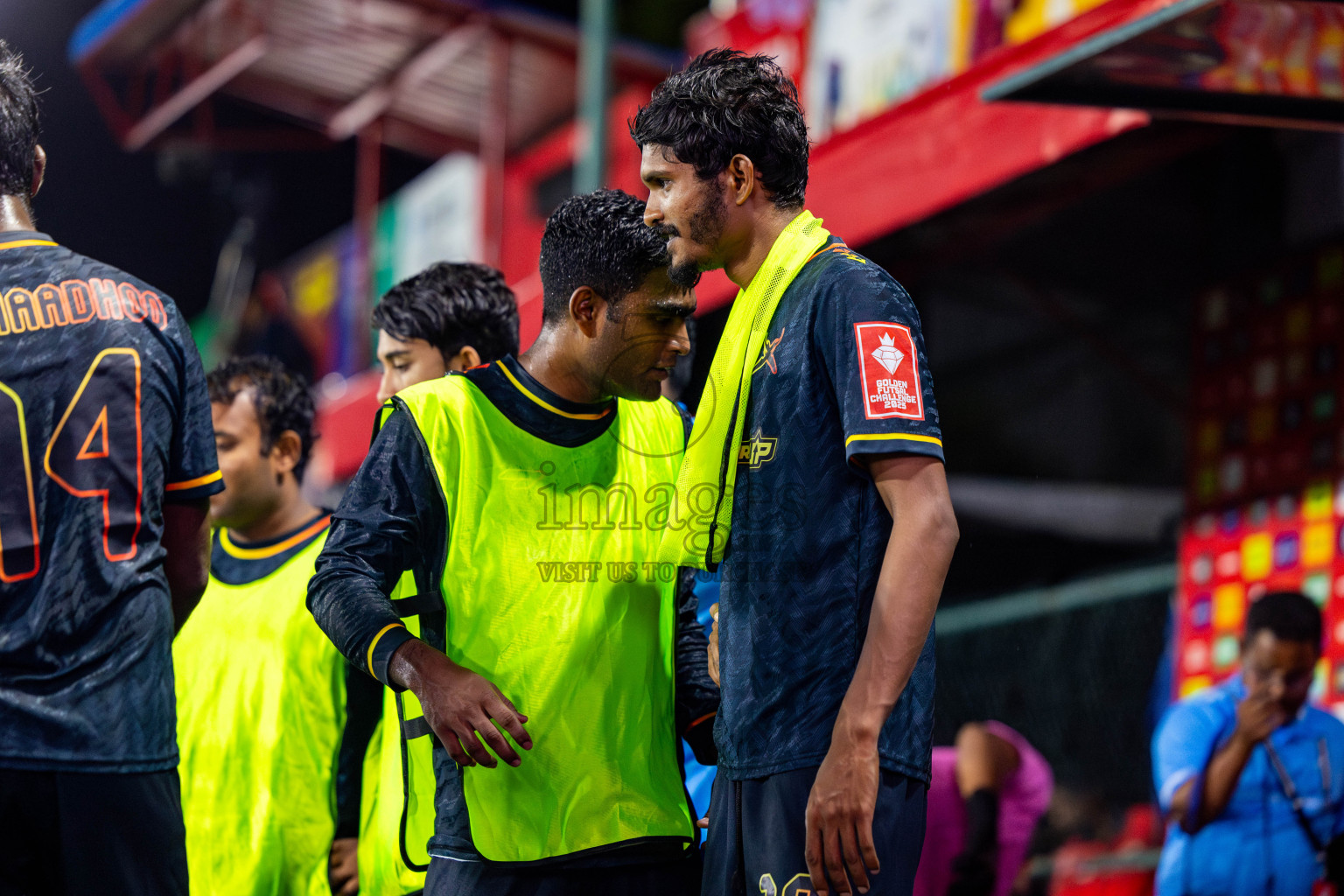 B Thulhaadhoo vs B Fehendhoo in Day 18 of Golden Futsal Challenge 2025 was held on Wednesday, 22nd January 2025, in Hulhumale', Maldives. Photos: Nausham Waheed / images.mv