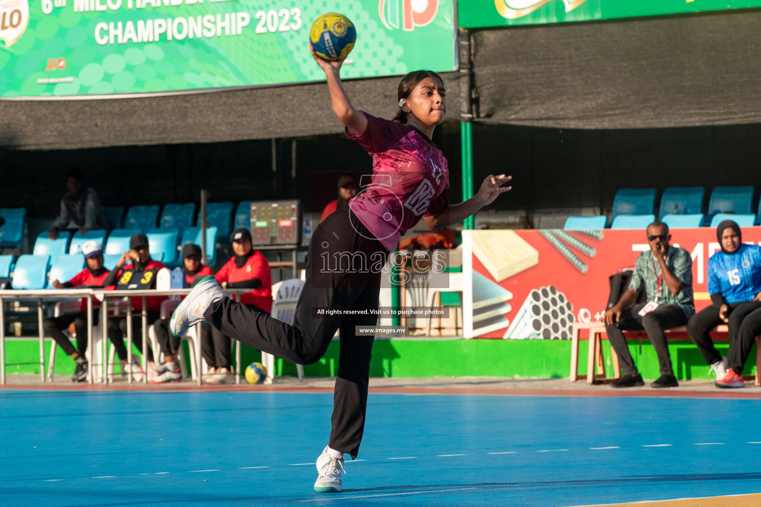 Day 10 of 6th MILO Handball Maldives Championship 2023, held in Handball ground, Male', Maldives on 29th May 2023 Photos: Nausham Waheed/ Images.mv