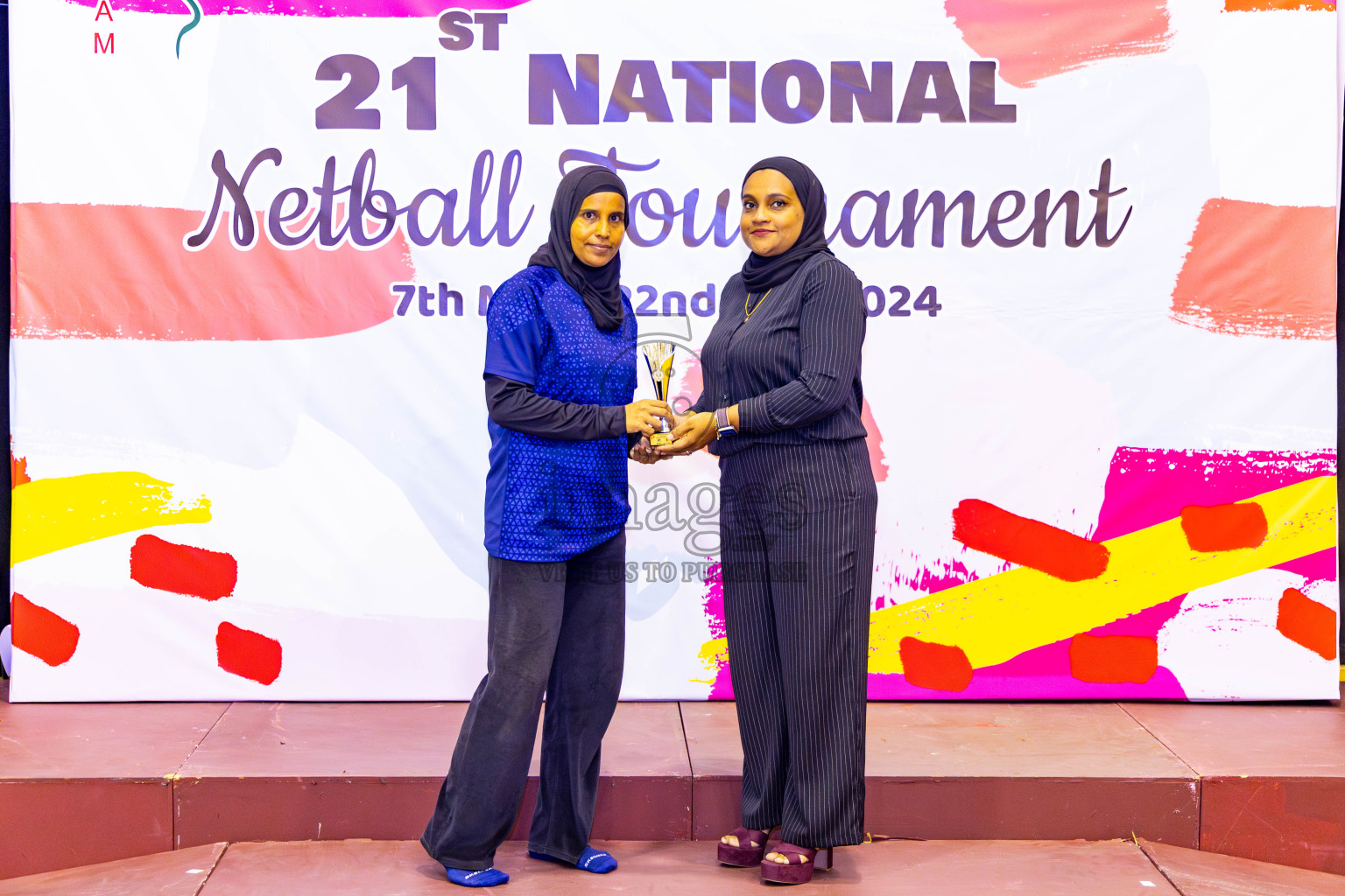 Sports Club Skylark vs Youth United Sports Club in Final of 21st National Netball Tournament was held in Social Canter at Male', Maldives on Monday, 13th May 2024. Photos: Nausham Waheed / images.mv