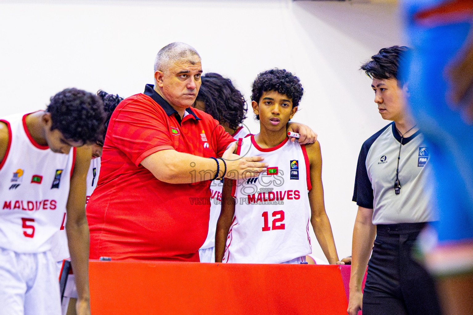 Maldives vs India in Day 2 of Under 16 Asian Cup SABA Qualifiers 2025 was held in Social Center, Male', Maldives on Friday, 13th June 2025. Photos: Nausham Waheed / images.mv