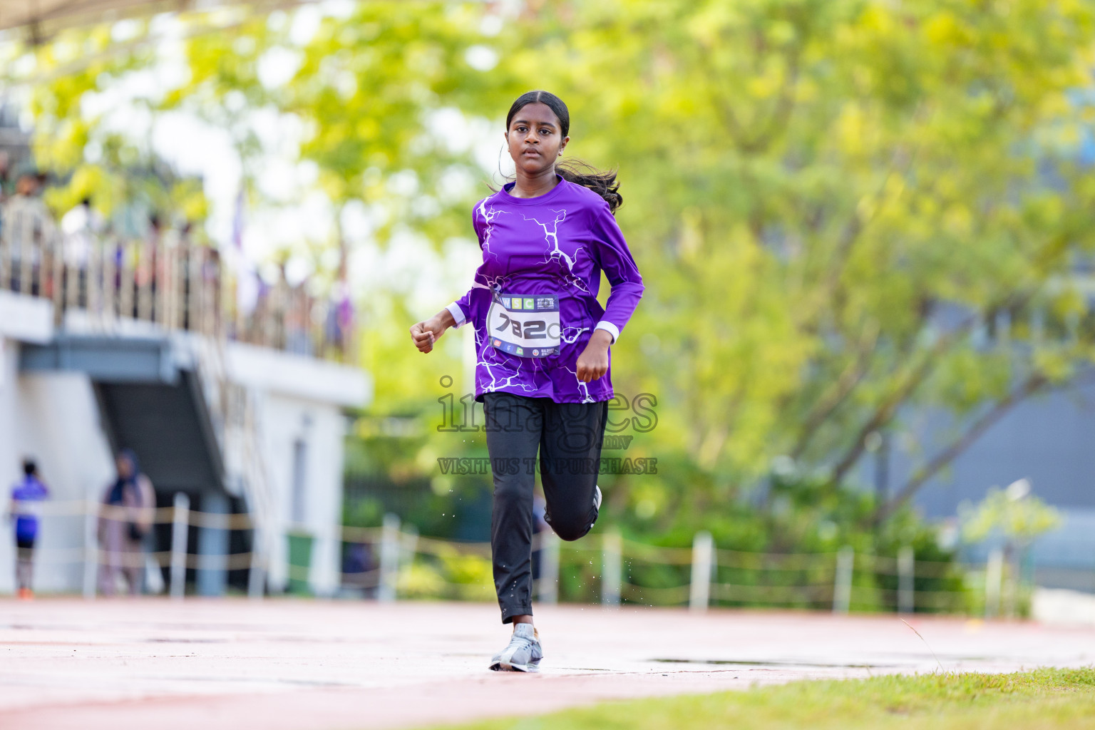 Day 1 of MWSC Interschool Athletics Championships 2024 held in Hulhumale Running Track, Hulhumale, Maldives on Saturday, 9th November 2024. 
Photos by: Ismail Thoriq, Hassan Simah / Images.mv