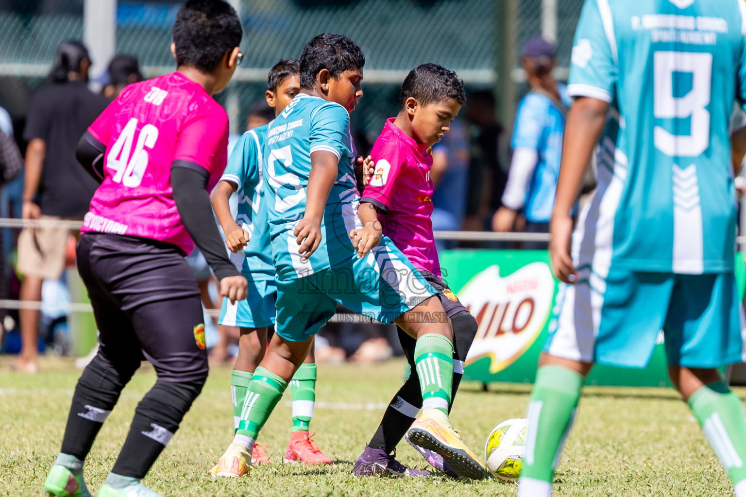 Day 2 of MILO Academy Championship 2025 (U-12) was held at Henveiru Stadium in Male', Maldives on Friday, 2nd May 2025. Photos: Nausham Waheed  / images.mv