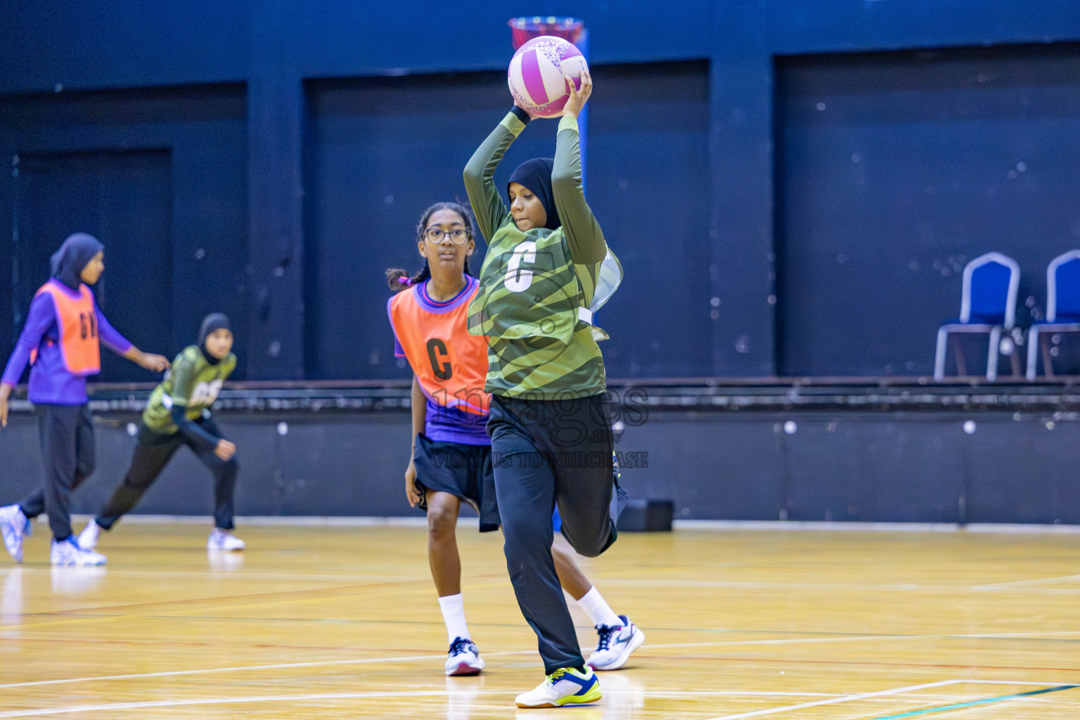 Finals of 26th Inter-School Netball Tournament 2025 was held in Social Center Indoor Hall on Saturday, 8th November 2025. Photos: Areef Adam / images.mv