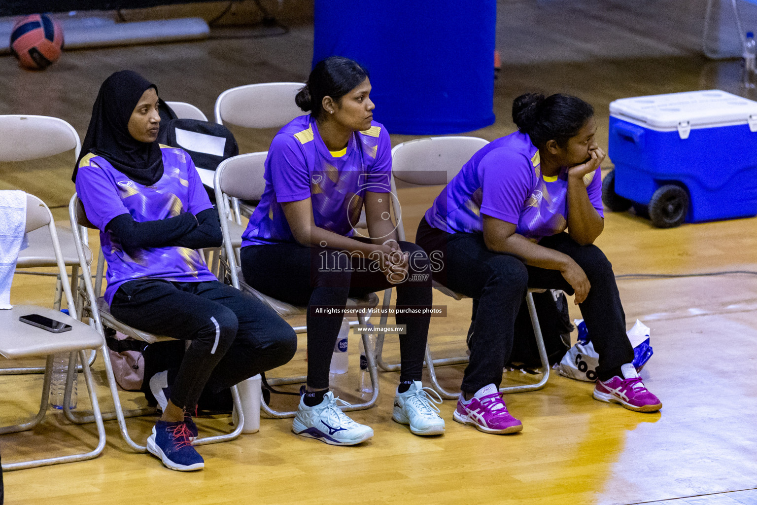 Xenith Sports Club vs Youth United Sports Club in the Milo National Netball Tournament 2022 on 18 July 2022, held in Social Center, Male', Maldives. Photographer: Shuu, Hassan Simah / Images.mv