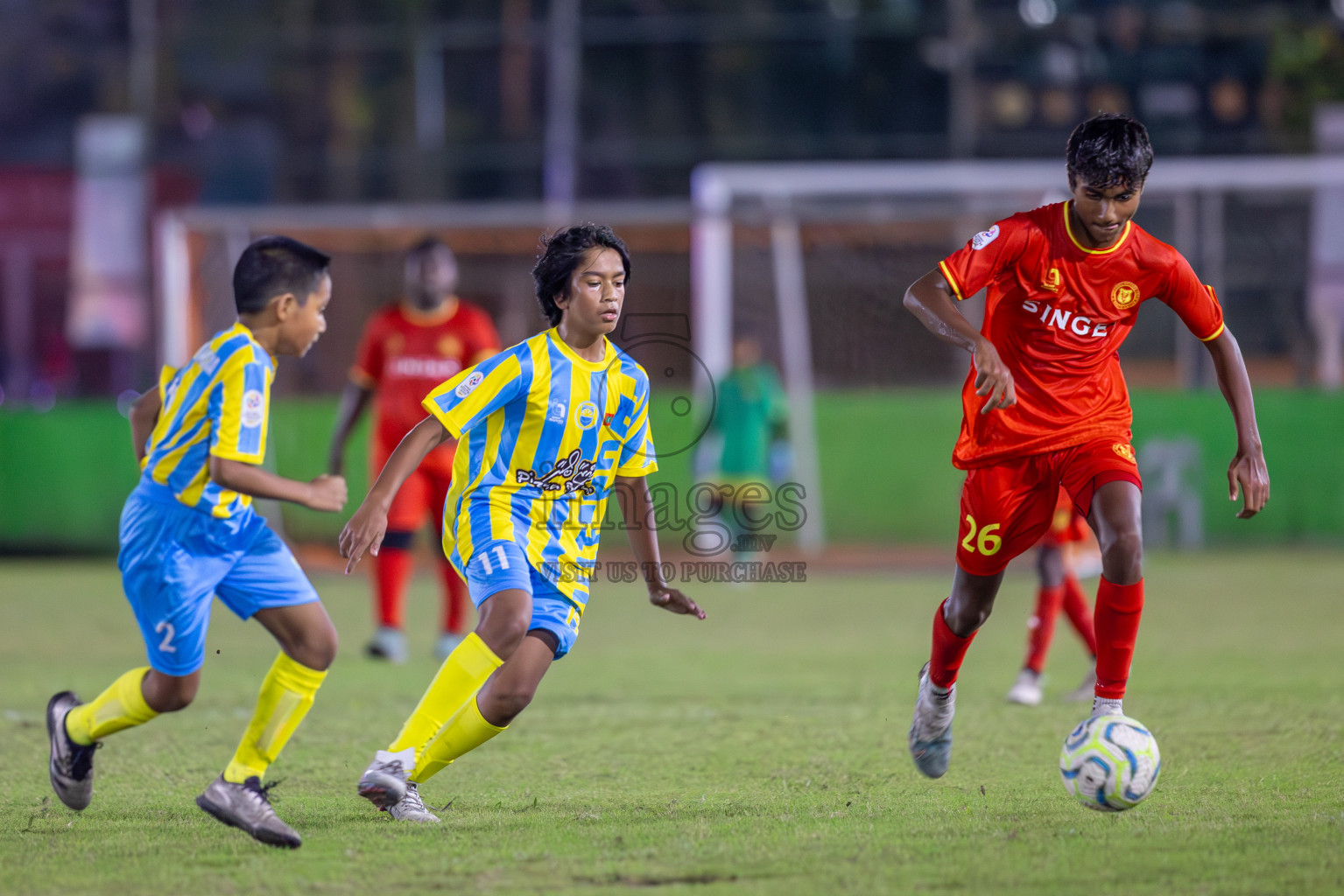 Dhivehi Youth League 2024 - Day 1. Matches held at Henveiru Stadium on 21st November 2024 , Thursday. Photos: Shuu Abdul Sattar/ Images.mv