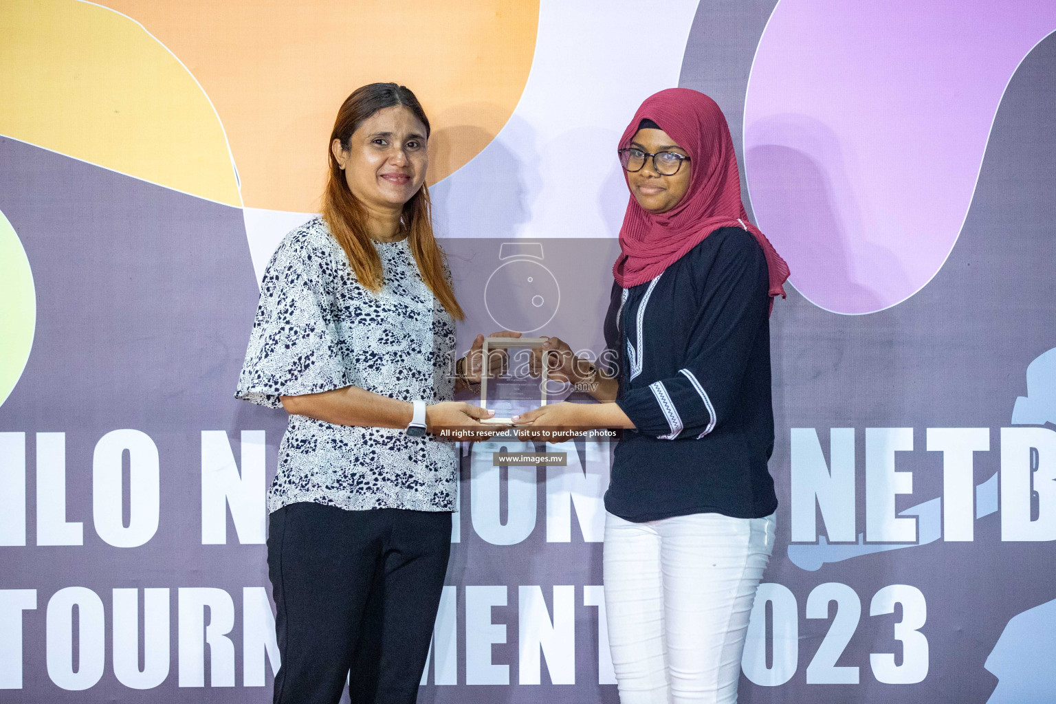 Day 6 of 20th Milo National Netball Tournament 2023, held in Synthetic Netball Court, Male', Maldives on 4th June 2023 Photos: Nausham Waheed/ Images.mv