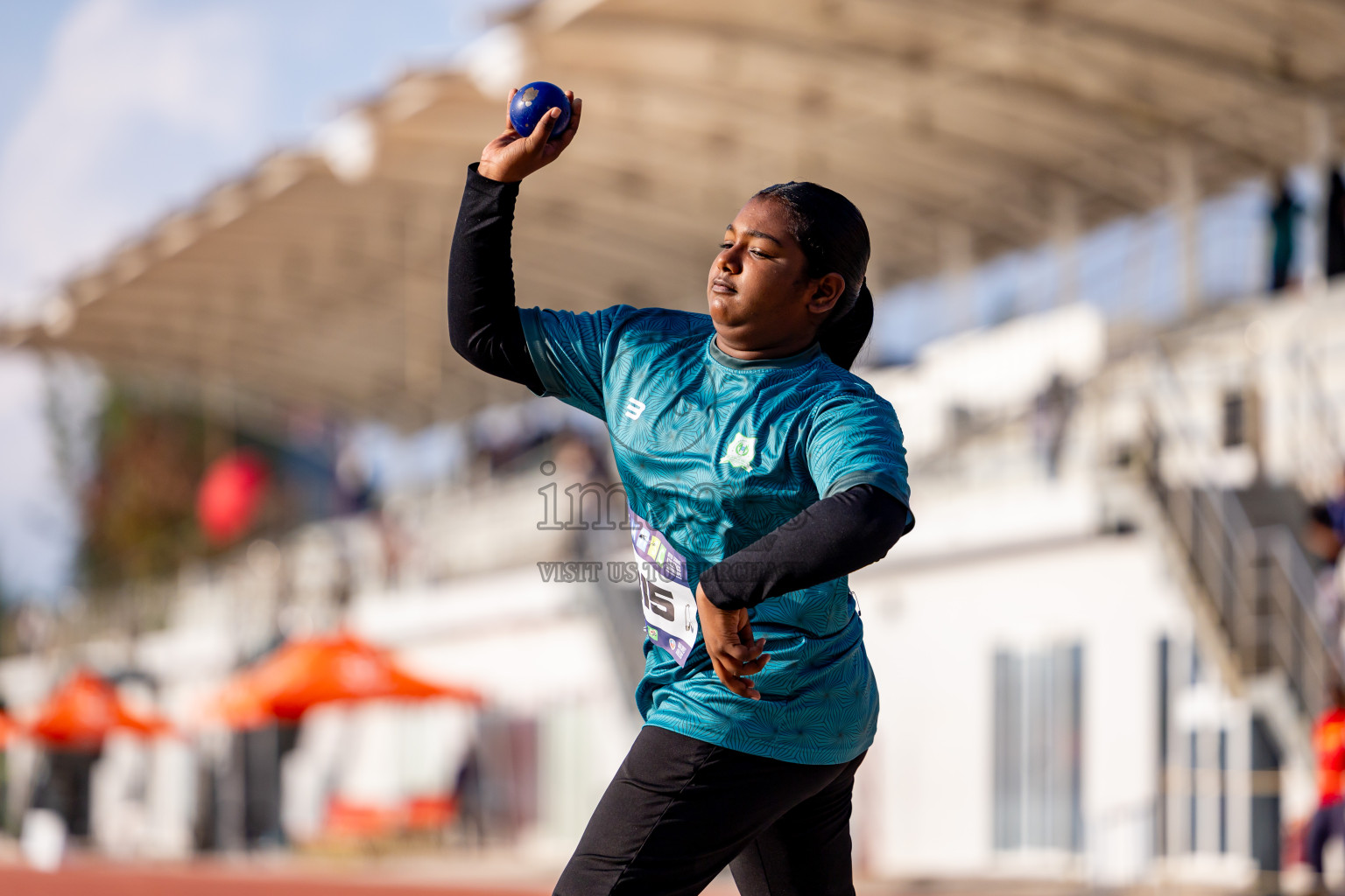 Day 4 of MWSC Interschool Athletics Championships 2024 held in Hulhumale Running Track, Hulhumale, Maldives on Tuesday, 12th November 2024. Photos by: Nausham Waheed / Images.mv