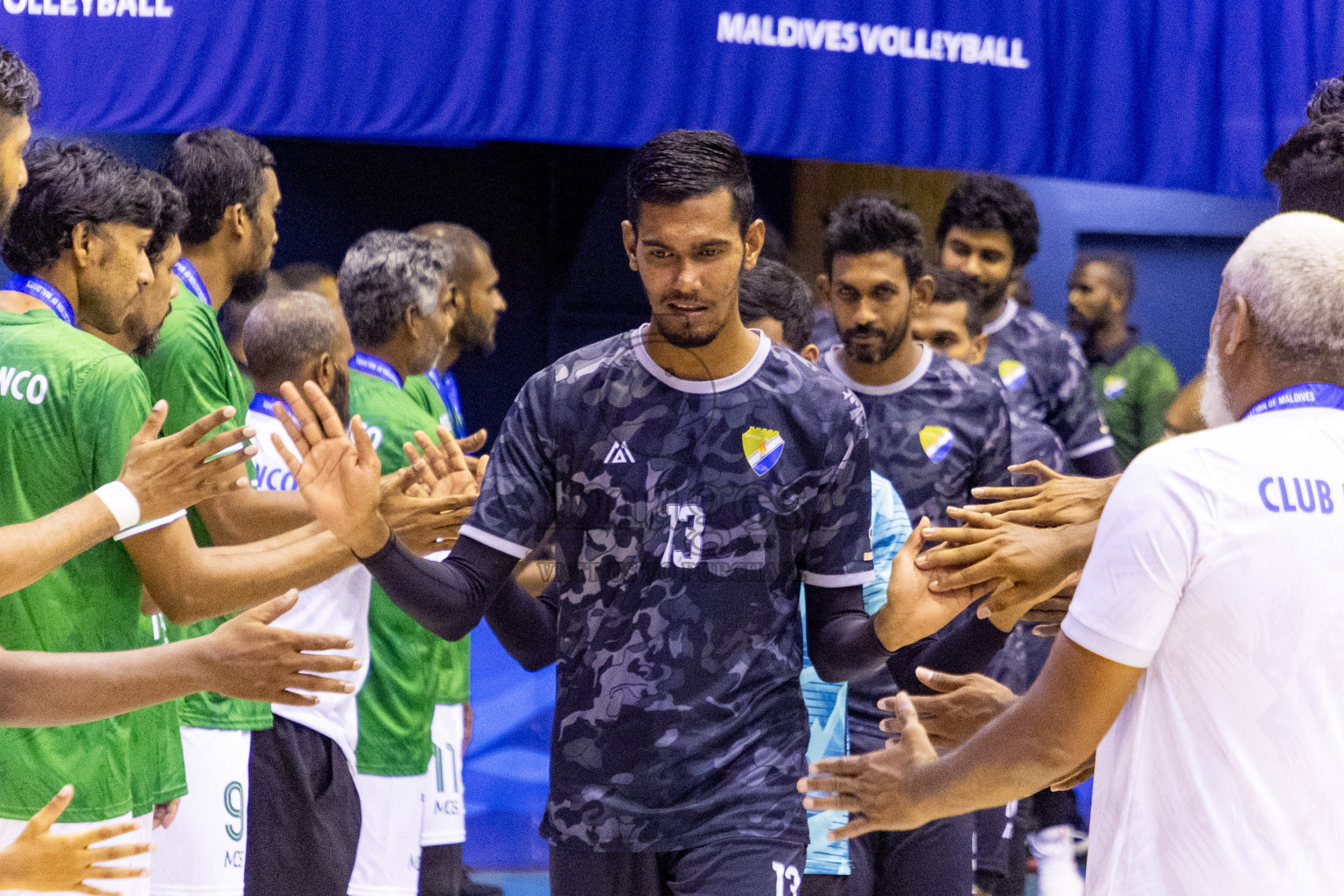 Final of Men's Division of Volleyball Association Cup 2023 held in Male', Maldives on Wednesday, 10th January 2024 at Social Center Indoor Hall Photos By: Nausham Waheed /images.mv