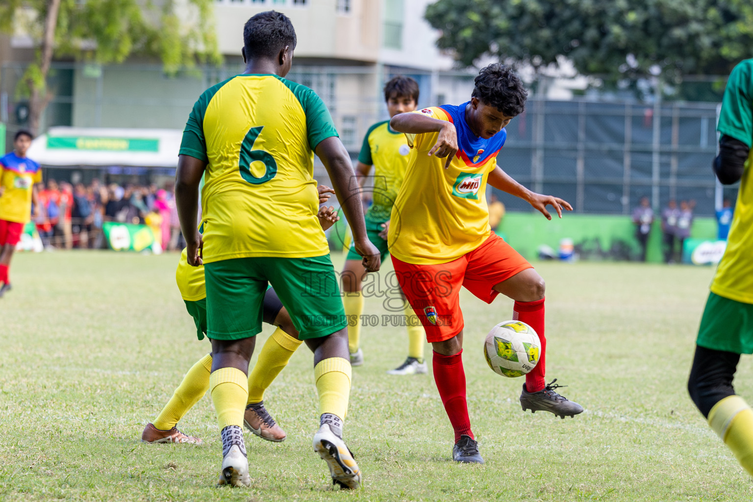 Day 2 of MILO Academy Championship 2024 held in Henveyru Stadium, Male', Maldives on Thursday, 1st November 2024. Photos:Hassan Simah / Images.mv