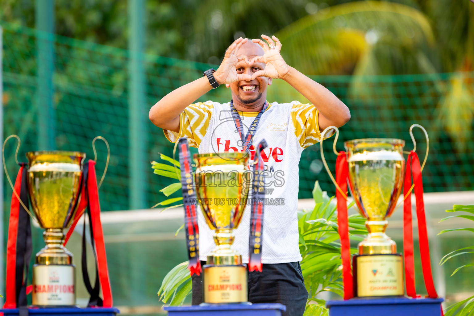 Barcelo vs Conrad in the Final of Resort League 2025 (Ari Zone) was held on Sunday, 28th June 2025 in Conrad Maldives Rangali Island, Alif Dhaalu Atoll, Maldives. Photos: Nausham Waheed / images.mv