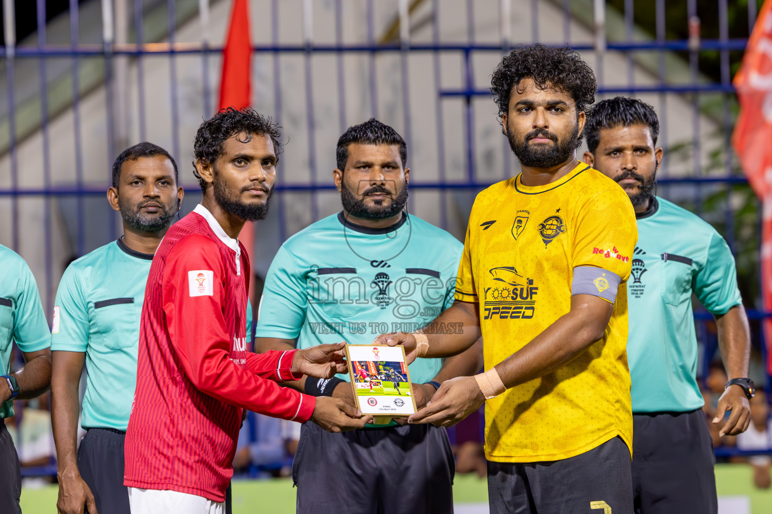 CC Sports Club vs Afro SC in the final of Eydhafushi Futsal Cup 2024 was held on Wednesday , 17th April 2024, in B Eydhafushi, Maldives
Photos: Ismail Thoriq / images.mv