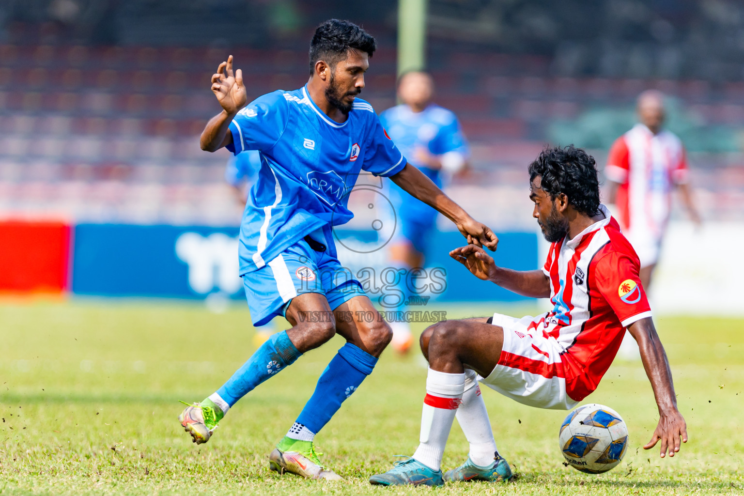 Masodi SC vs Tent SC in the Semi Final of Second Division 2023 in Male' Maldives on Sunday, 11th February 2023. Photos: Nausham Waheed / images.mv