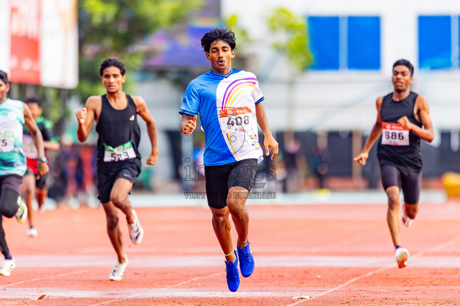 Day 4 of Inter-school Athletics Championship 2025 held in Ekuveni Synthetic Track, Male', Maldives on Thursday, 09th October 2025. Photos by: Areef Adam / Images.mv