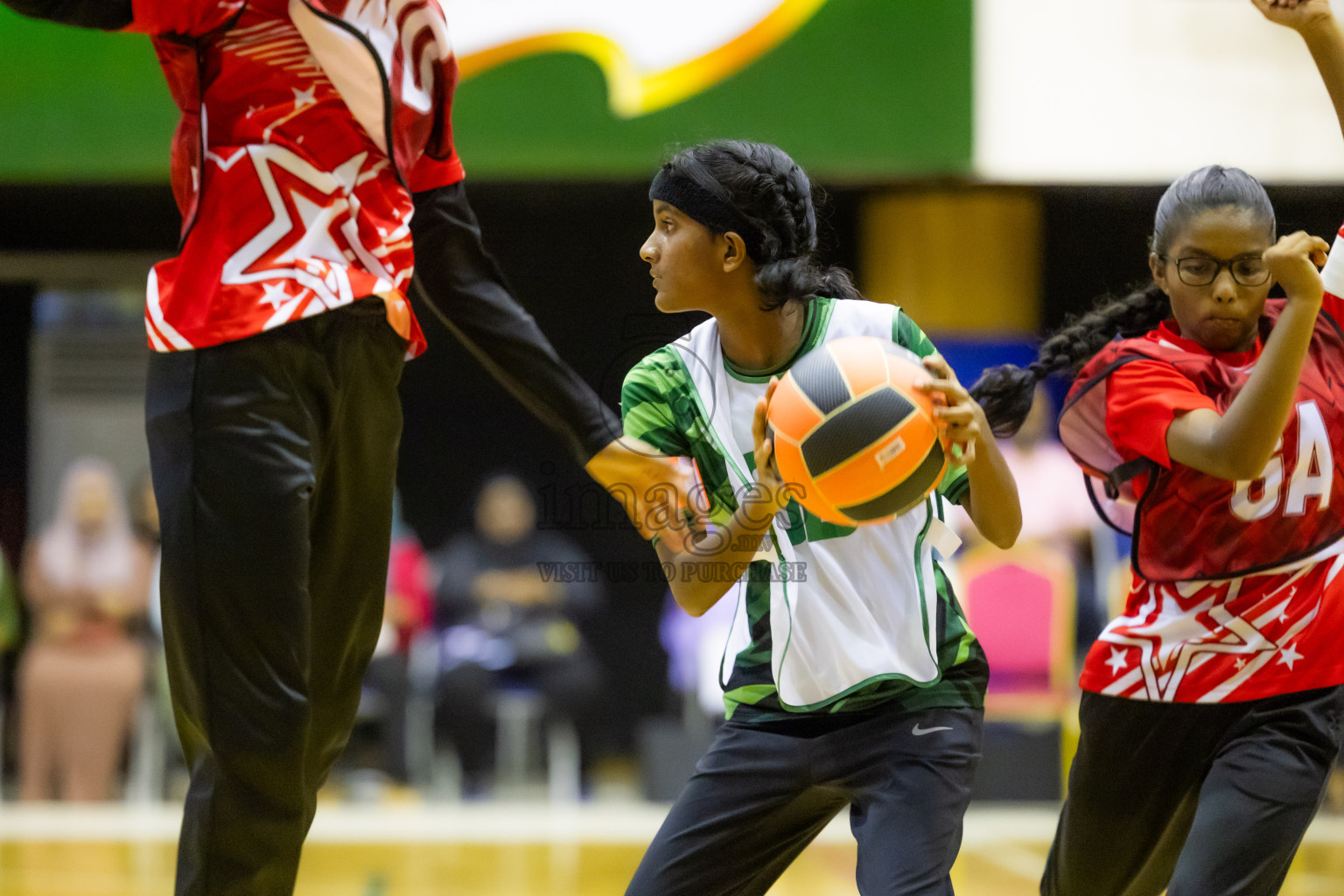 Day 14 of 25th Inter-School Netball Tournament was held in Social Center at Male', Maldives on Sunday, 25th August 2024. Photos: Hasni / images.mv