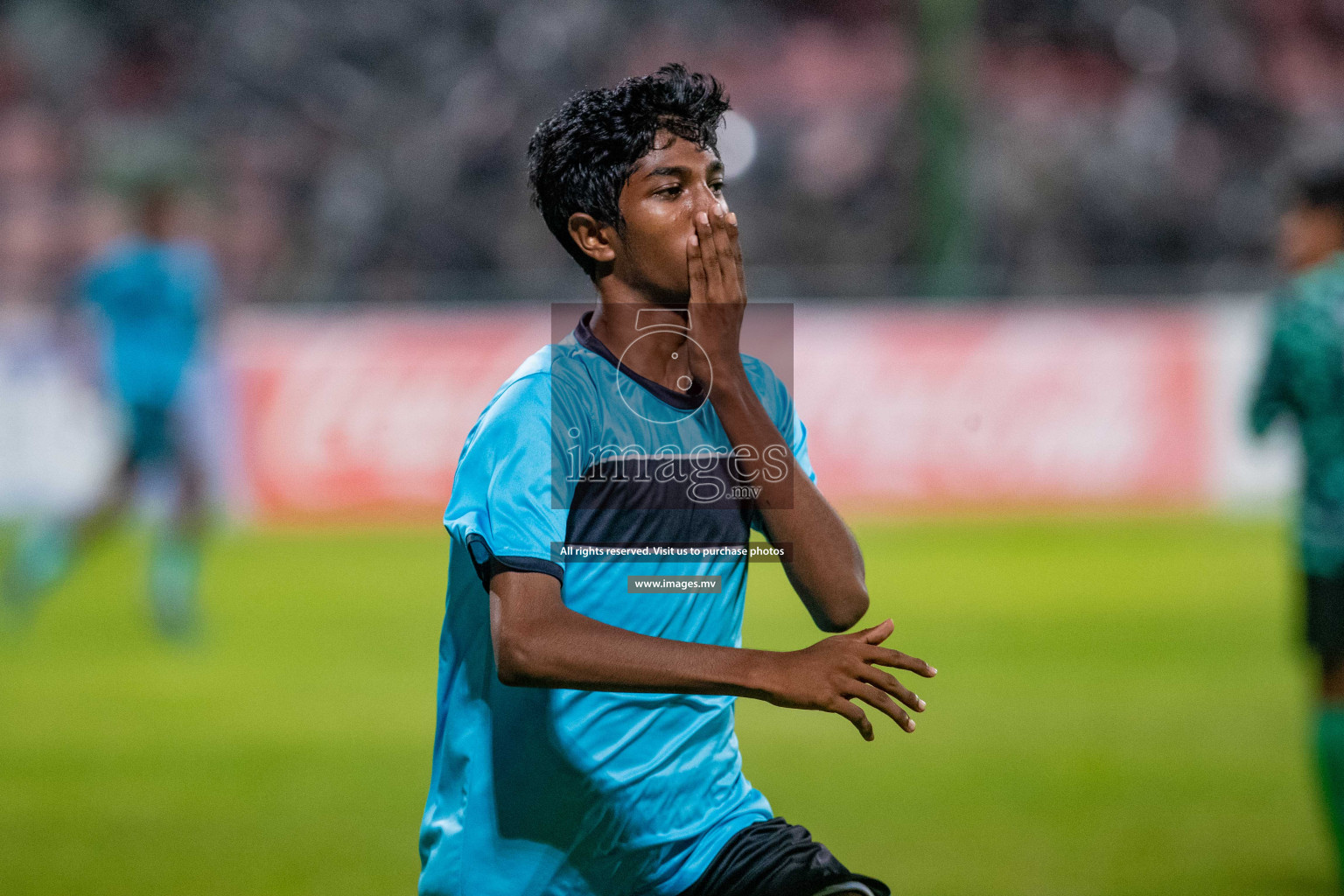 Final of U17 Inter School Football Tournament of Kalaafaanu School vs Rehendhi School held in Male', Maldives on 10 Feb 2022 Photos: Nausham Waheed / images.mv