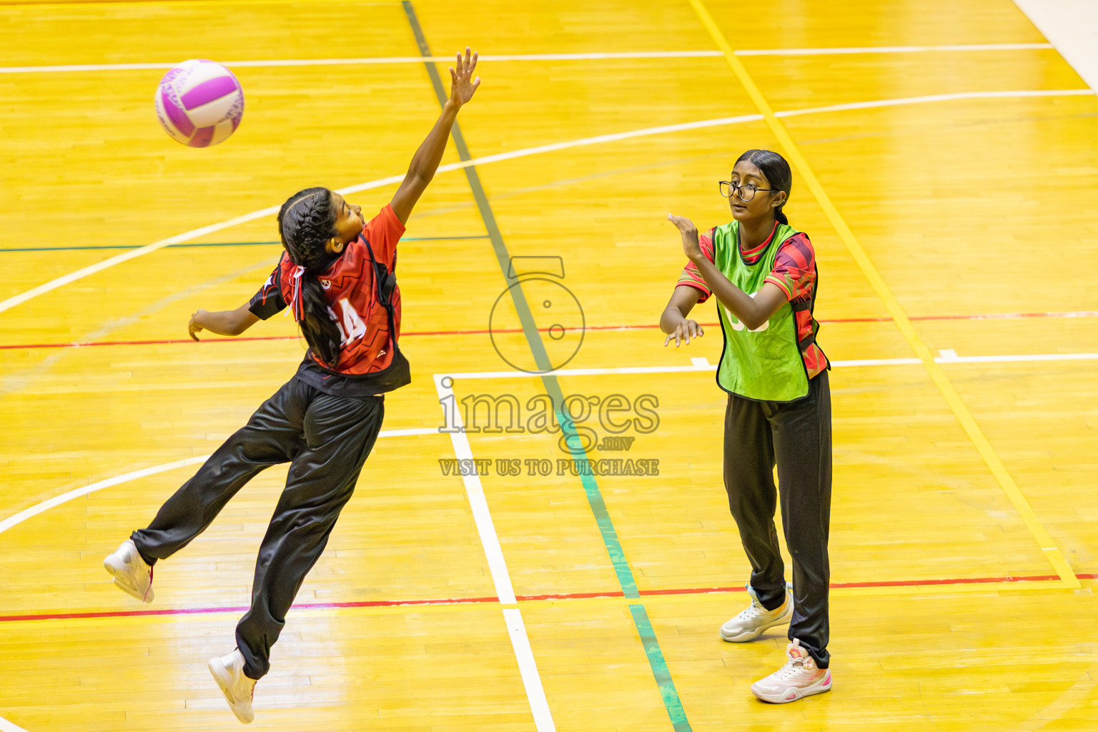 Day 15 of 26th Inter-School Netball Tournament 2025 was held in Social Center Indoor Hall on Thursday, 6th November 2025. Photos: Areef Adam / images.mv