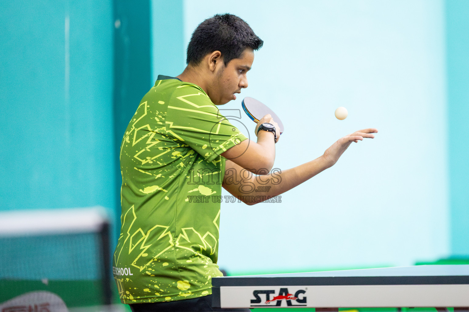 Day 1 of Interschool Table Tennis Tournament 2025 held at Male' TT Hall, Male', Maldives on Wednesday, 14th May 2025.
Photos By: Ismail Thoriq / images.mv
