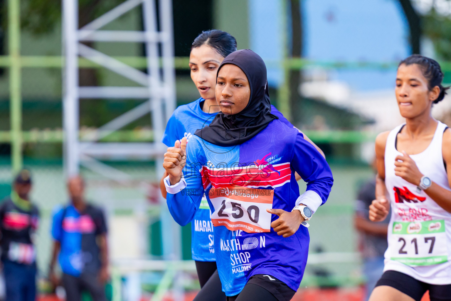 Day 3 of National Athletics Championship 2025 was held at Ekuveni Running Ground in Male', Maldives on Saturday, 16th August 2025. Photos: Nausham Waheed / images.mv