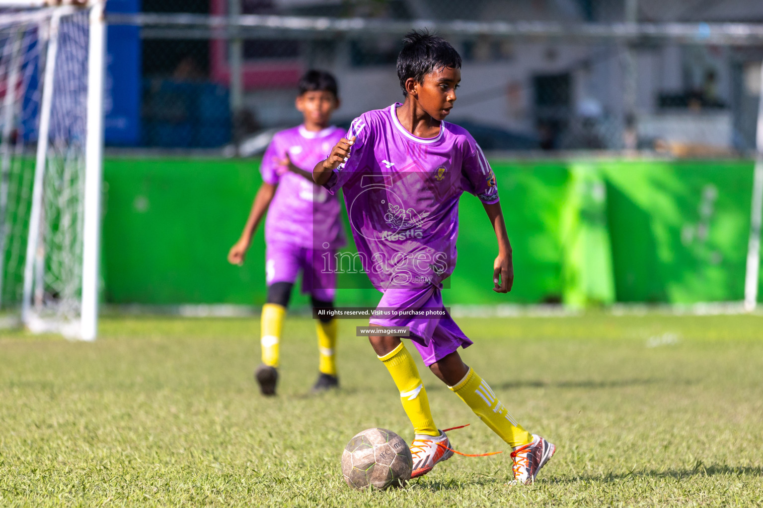 Day 2 of Nestle kids football fiesta, held in Henveyru Football Stadium, Male', Maldives on Thursday, 12th October 2023 Photos: Ismail Thoriq / Images.mv