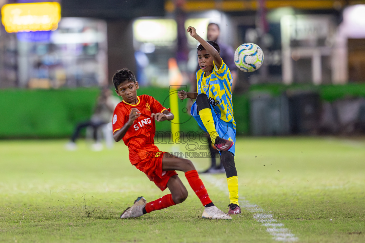 Dhivehi Youth League 2024 - Day 1. Matches held at Henveiru Stadium on 21st November 2024 , Thursday. Photos: Shuu Abdul Sattar/ Images.mv