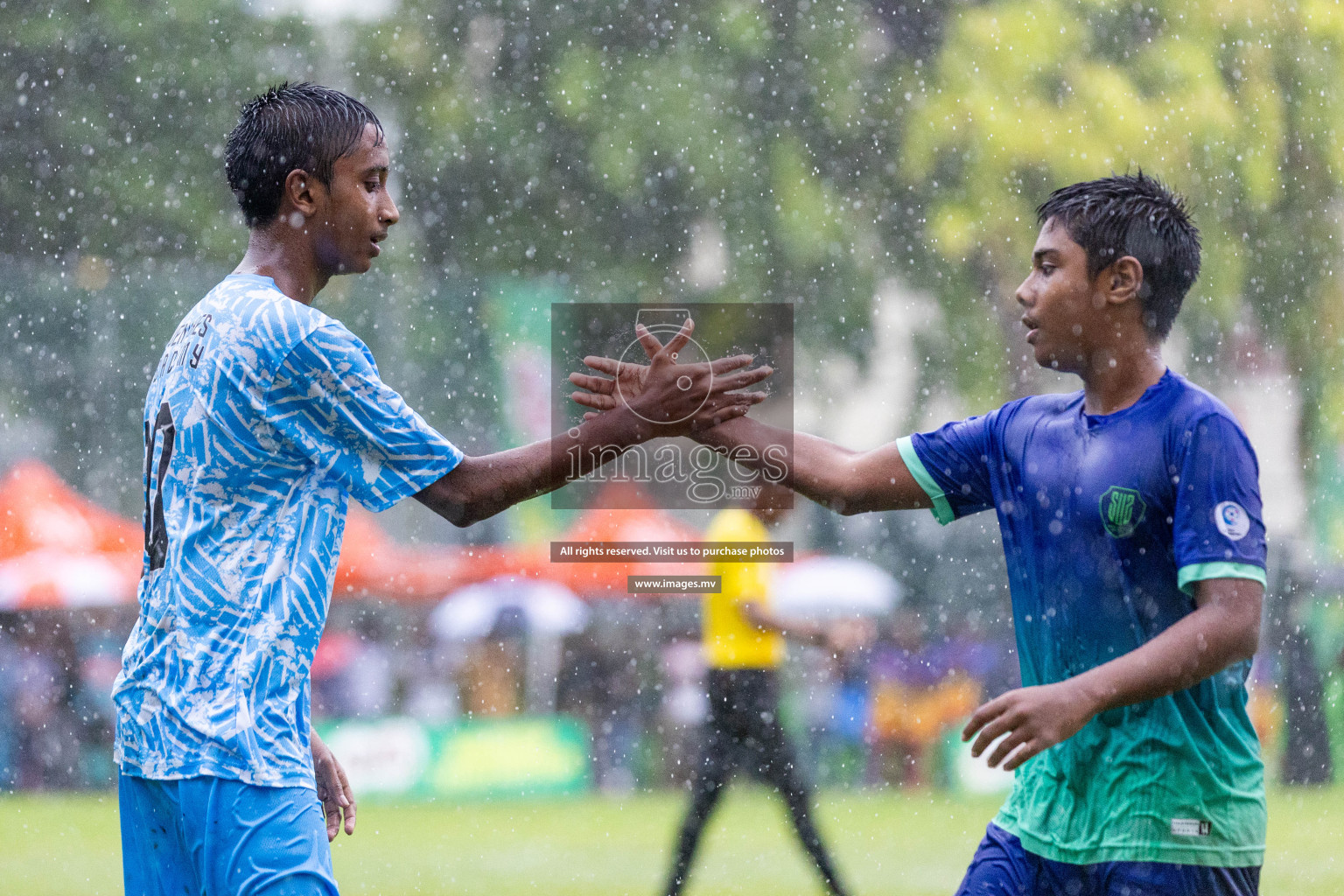 Day 1 of MILO Academy Championship 2023 (u14) was held in Henveyru Stadium Male', Maldives on 3rd November 2023. Photos: Nausham Waheed / images.mv