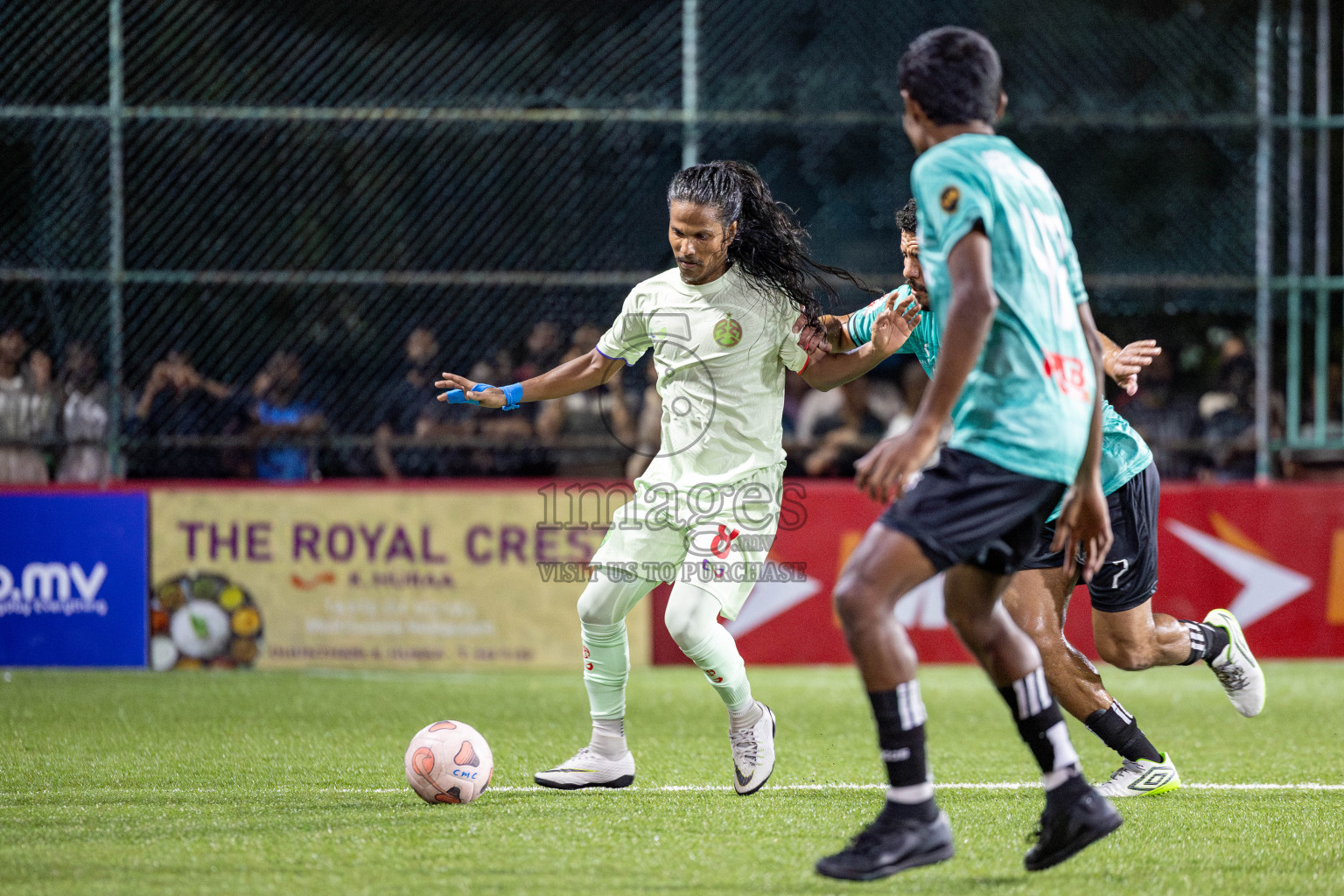 RRC vs Customs RC in Day 7 of Club Maldives Cup 2025 was held in Rehendhi Futsal Ground, Hulhumale', Maldives on Tuesday, 7 October 2025. 
Photos: Hassan Simah / images.mv