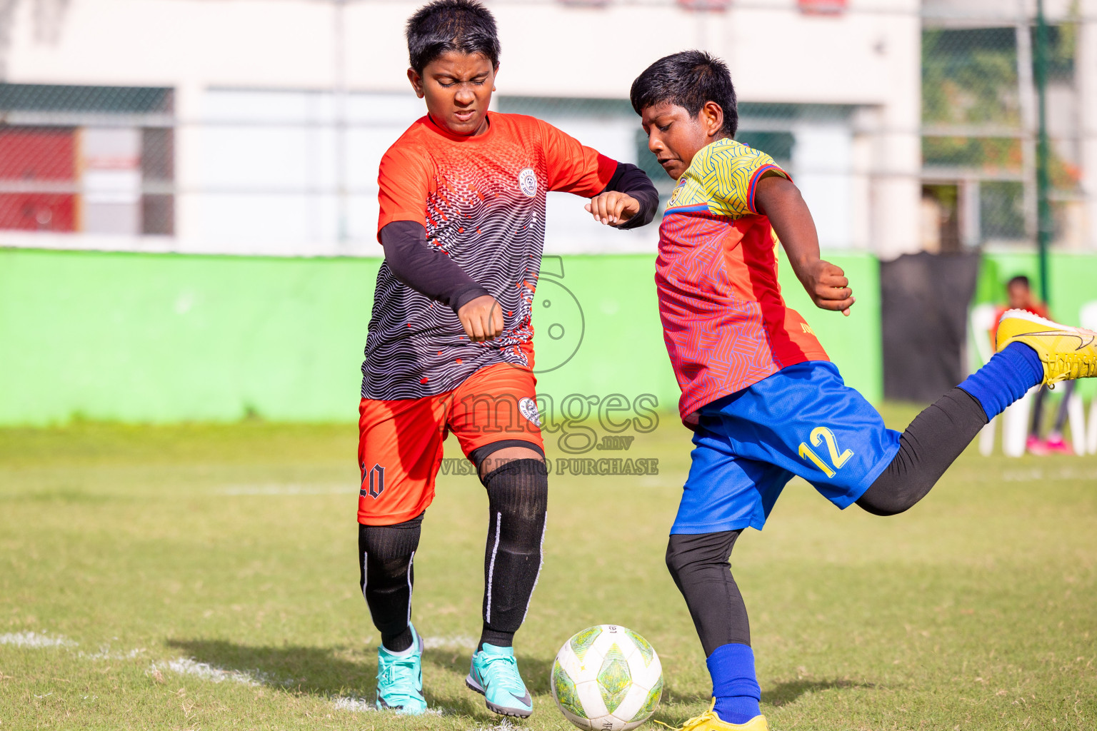 Day 1 of MILO Academy Championship 2024 - U12 was held at Henveiru Grounds in Male', Maldives on Thursday, 4th July 2024. 
Photos: Ismail Thoriq / images.mv