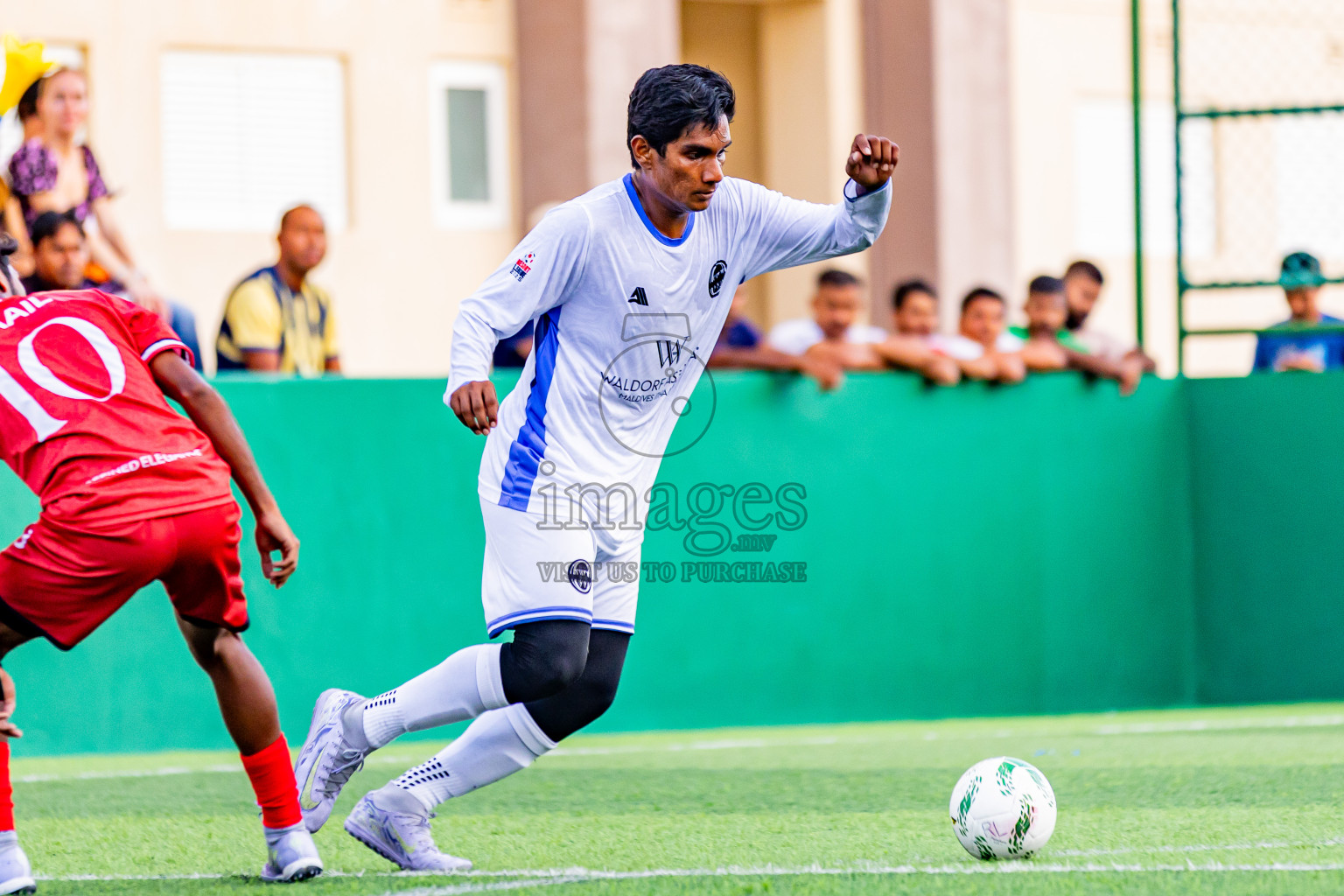 Waldorf Astoria vs Ozen Maadhoo in Resort League 2025 (South Male Zone) day 5 was held on Thursday, 2nd October 2025 in Crossroads's Maldives, Photos: Areef Adam / images.mv