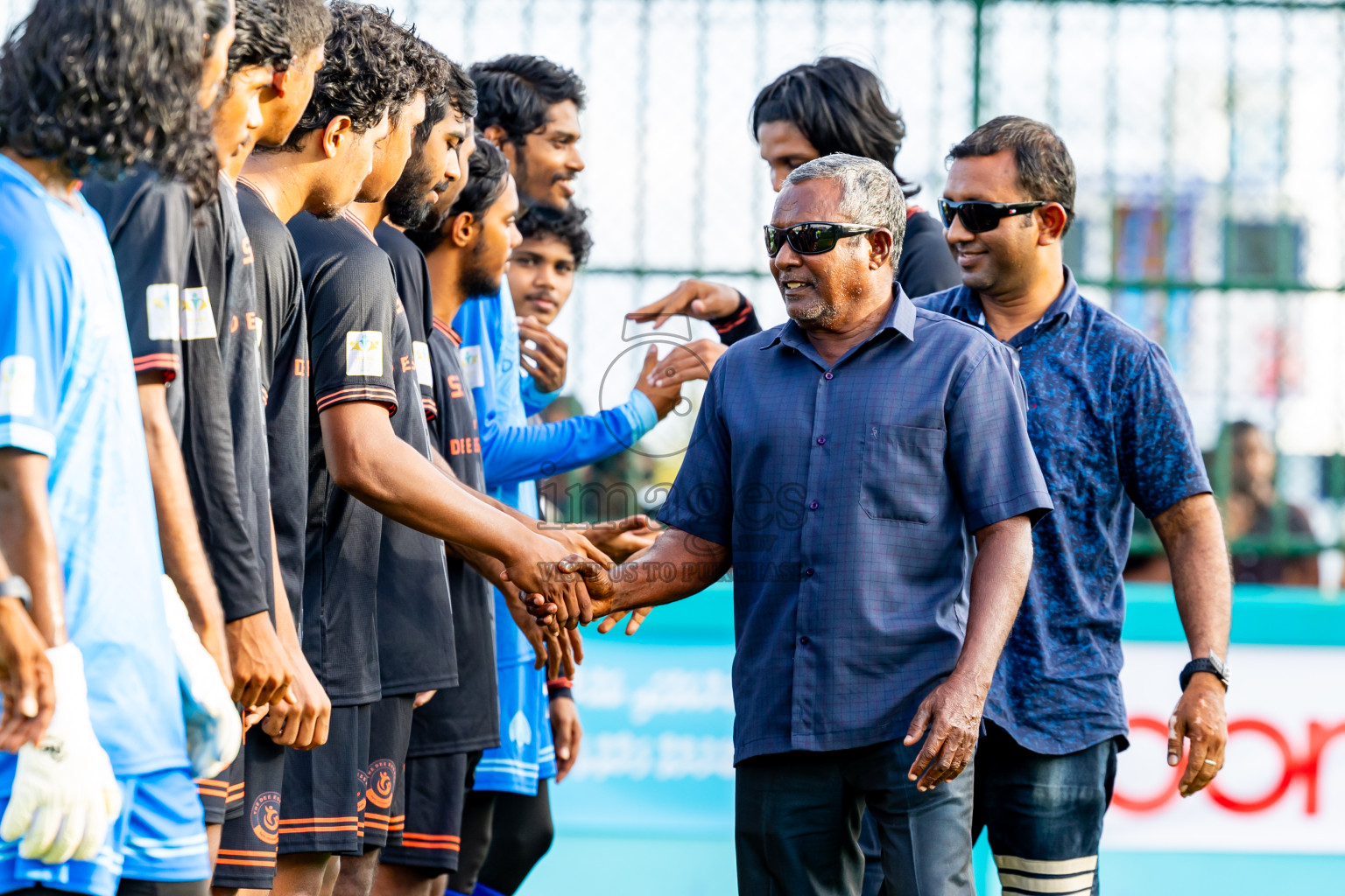 Kovigoani vs Dee Ess Kay in Day 2 of Laamehi Dhiggaru Ekuveri Futsal Challenge 2024 was held on Saturday, 27th July 2024, at Dhiggaru Futsal Ground, Dhiggaru, Maldives Photos: Nausham Waheed / images.mv