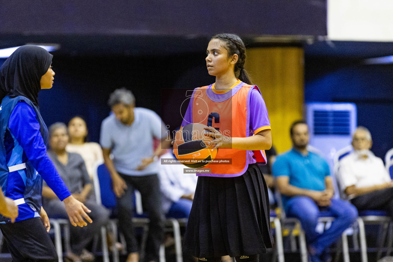 Day3 of 24th Interschool Netball Tournament 2023 was held in Social Center, Male', Maldives on 29th October 2023. Photos: Nausham Waheed, Mohamed Mahfooz Moosa / images.mv