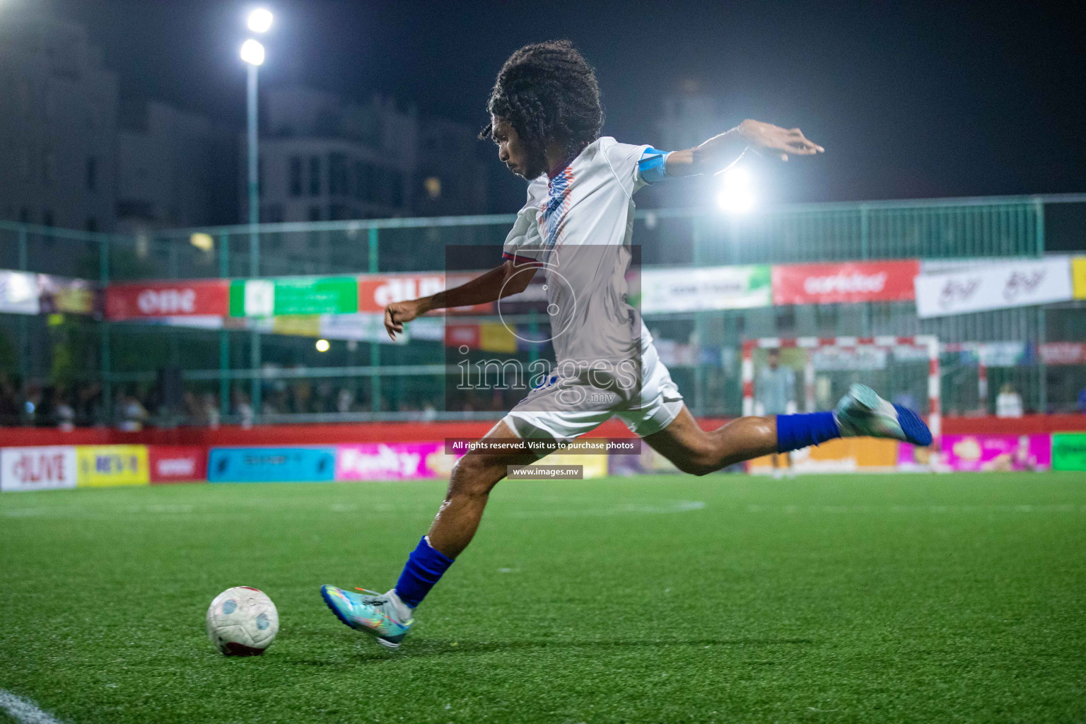 GA. Kanduhulhudhoo vs GA. Nilandhoo in Day 7 of Golden Futsal Challenge 2023 on 11 February 2023 in Hulhumale, Male, Maldives