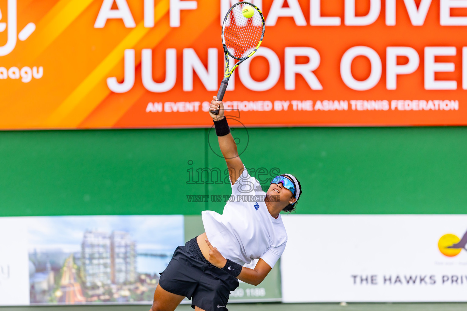 Day 7 of ATF Maldives Junior Open Tennis was held in Male' Tennis Court, Male', Maldives on Wednesday, 18th December 2024. Photos: Nausham Waheed/ images.mv