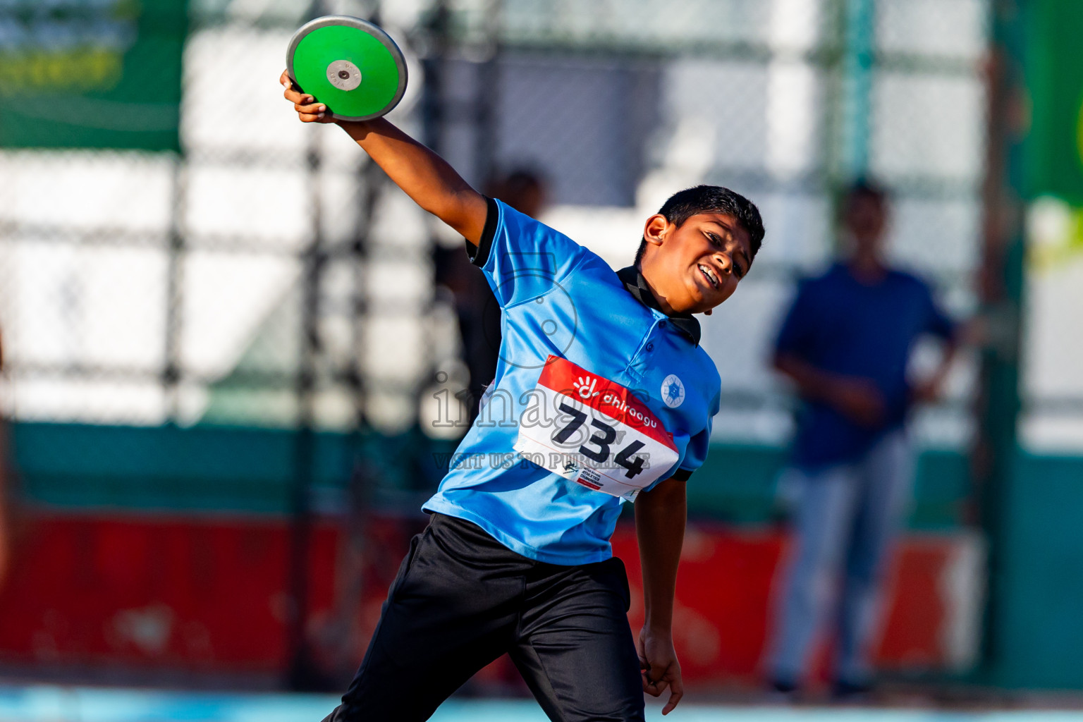 Day 4 of Inter-school Athletics Championship 2025 held in Ekuveni Synthetic Track, Male', Maldives on Thursday, 09th October 2025. Photos by: Nausham Waheed / Images.mv
