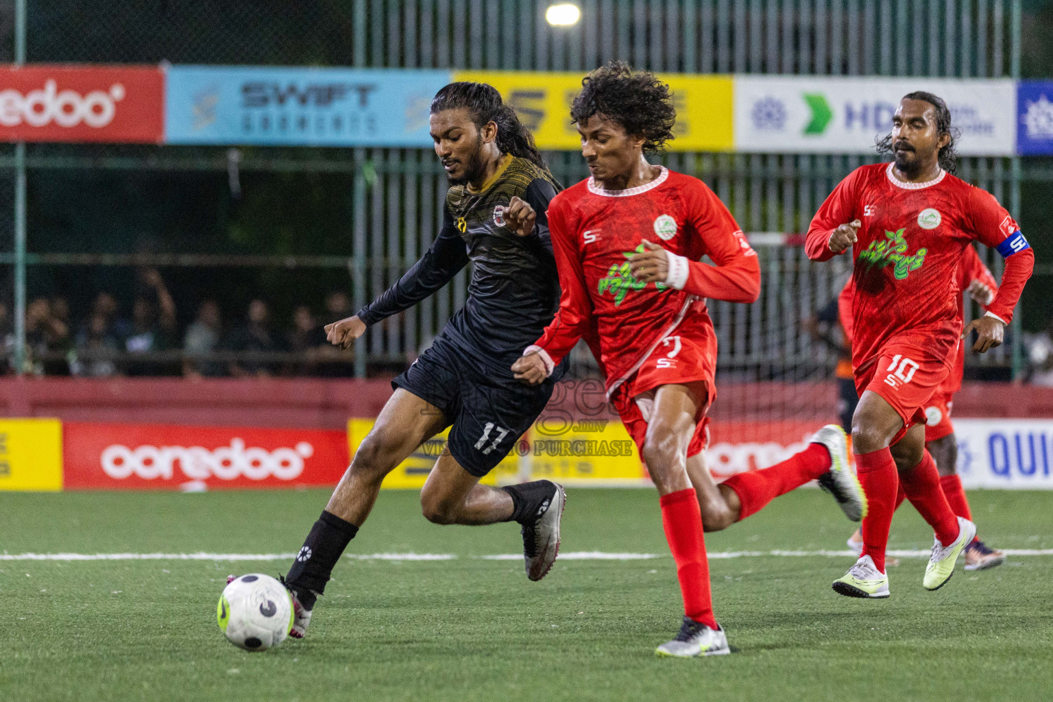 TH Gaadhiffushi  vs TH Omadhoo in Day 3 of Golden Futsal Challenge 2024 was held on Wednesday, 17th January 2024, in Hulhumale', Maldives Photos: Nausham Waheed / images.mv