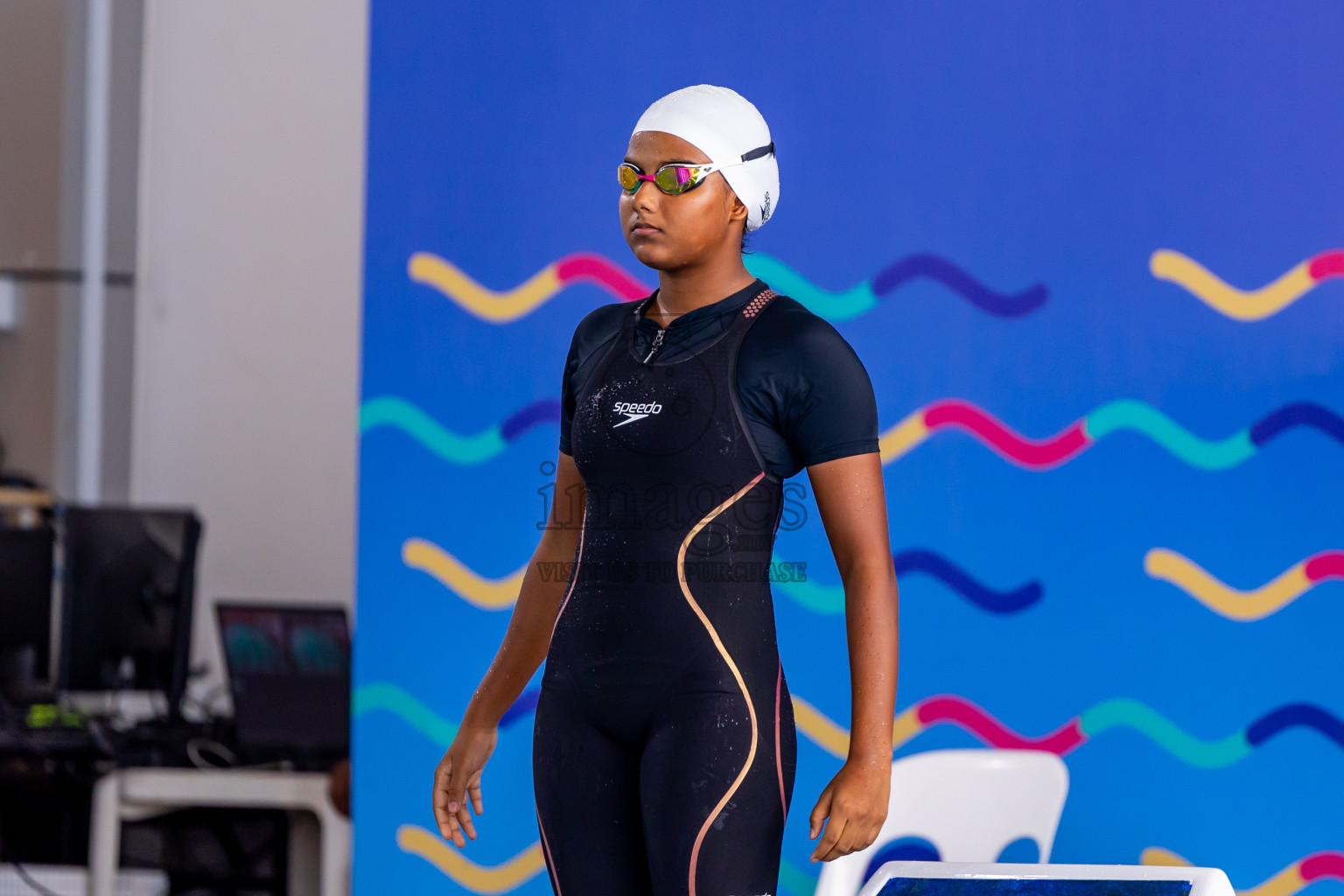 Day 1 of National Swimming Championship 2024 held in Hulhumale', Maldives on Friday, 13th December 2024. Photos: Nausham Waheed / images.mv