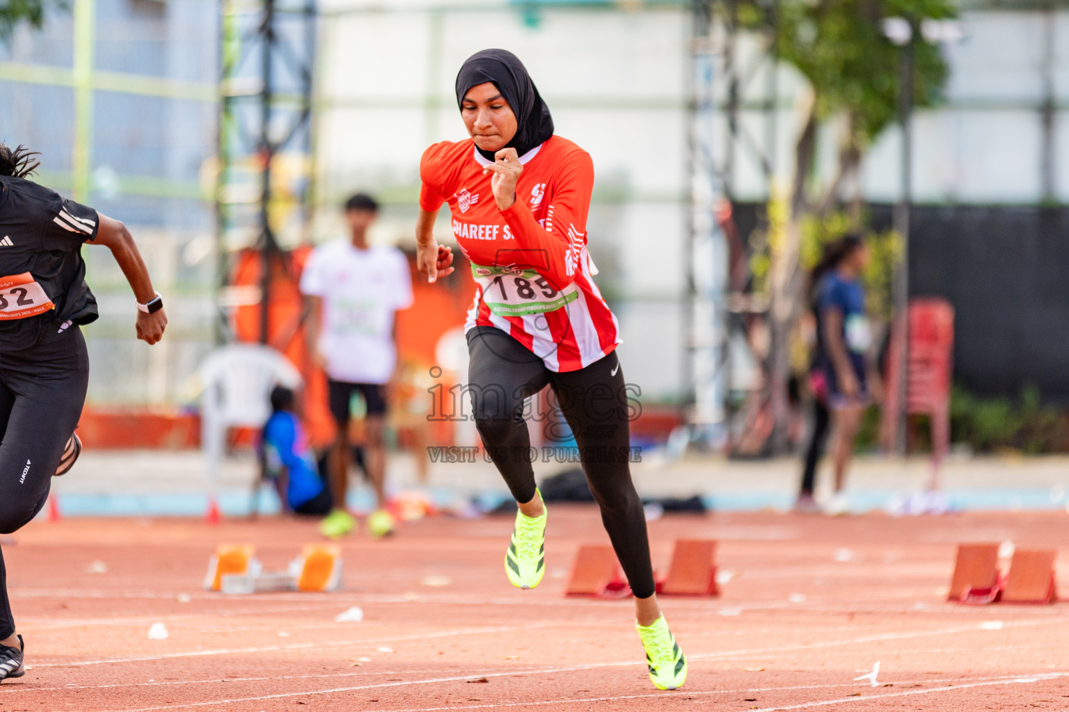 Day 1 of National Athletics Championship 2025 was held at Ekuveni Running Ground in Male', Maldives on Thursday, 14th August 2025. Photos: Areef Adam / images.mv