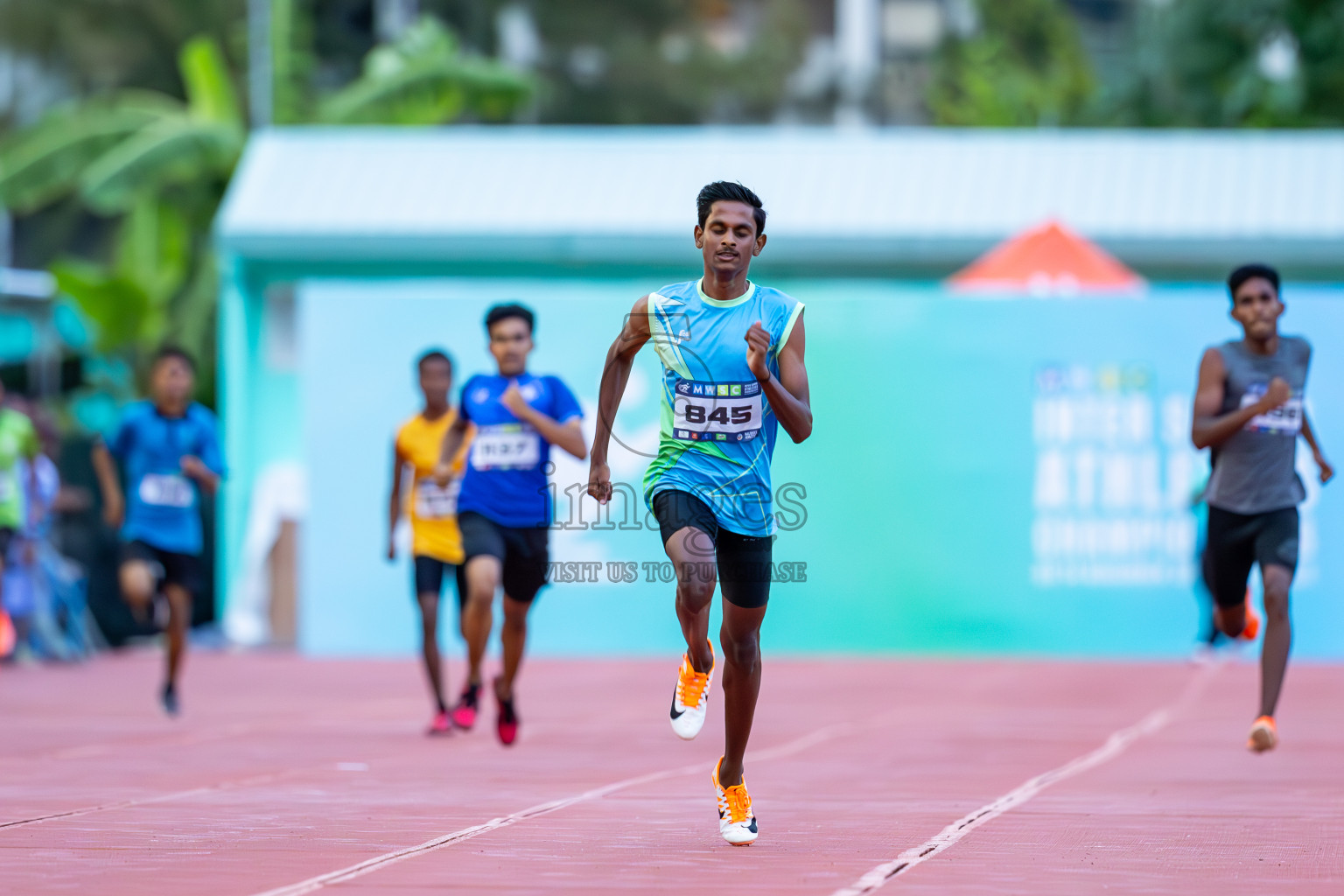 Day 2 of MWSC Interschool Athletics Championships 2024 held in Hulhumale Running Track, Hulhumale, Maldives on Sunday, 10th November 2024. Photos by: Ismail Thoriq / Images.mv