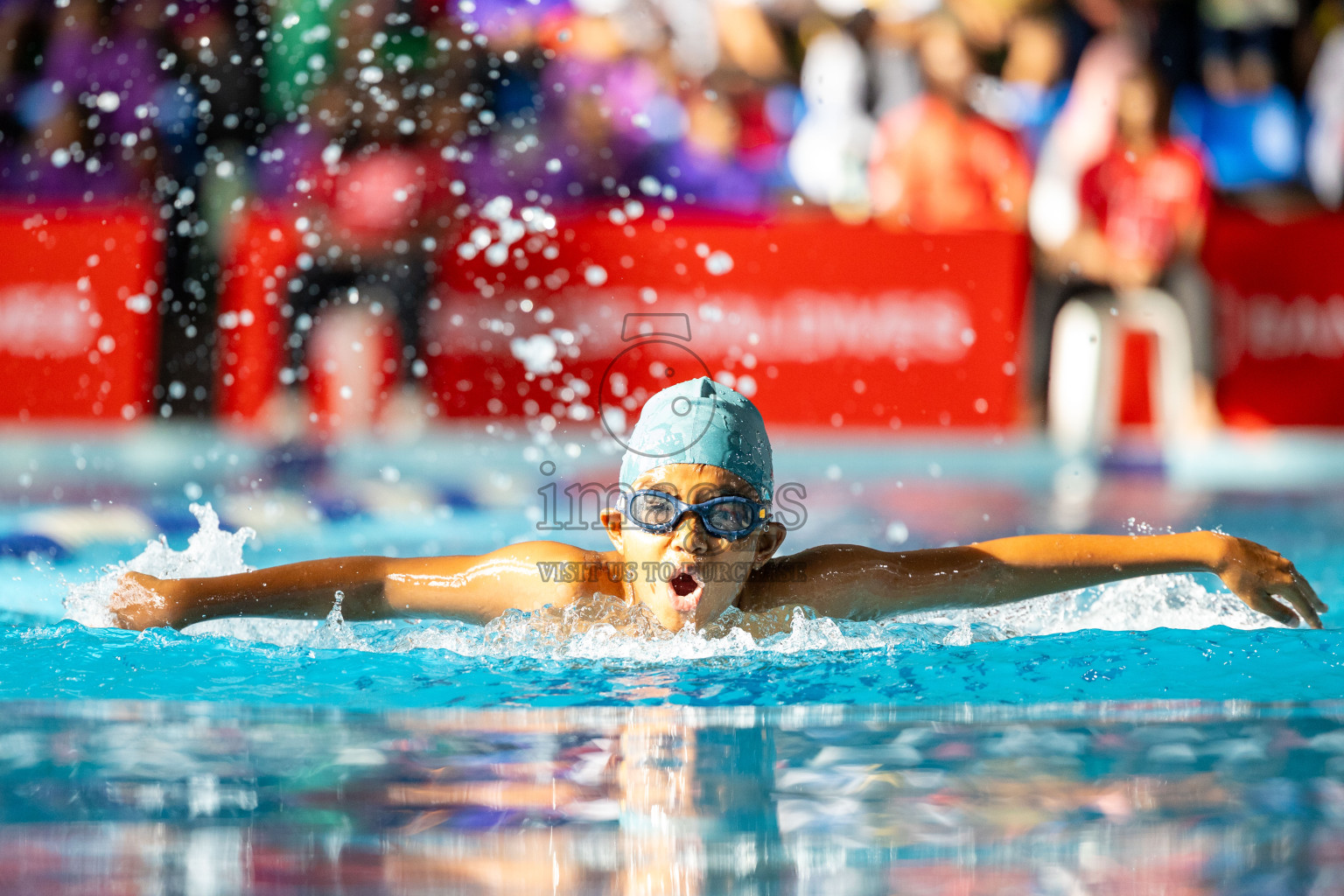 Day 1 of 20th Inter-school Swimming Competition 2024 held in Hulhumale', Maldives on Saturday, 12th October 2024. Photos: Ismail Thoriq / images.mv