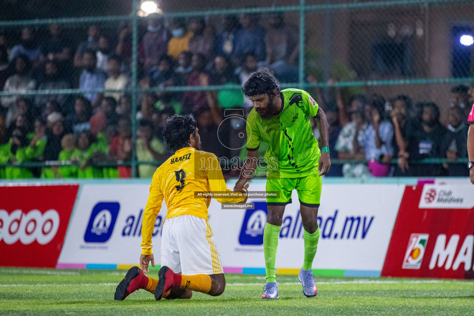 Club Maldives 2021 Round of 16 (Day 1) held at Hulhumale;, on 8th December 2021 Photos: Ismail Thoriq / images.mv