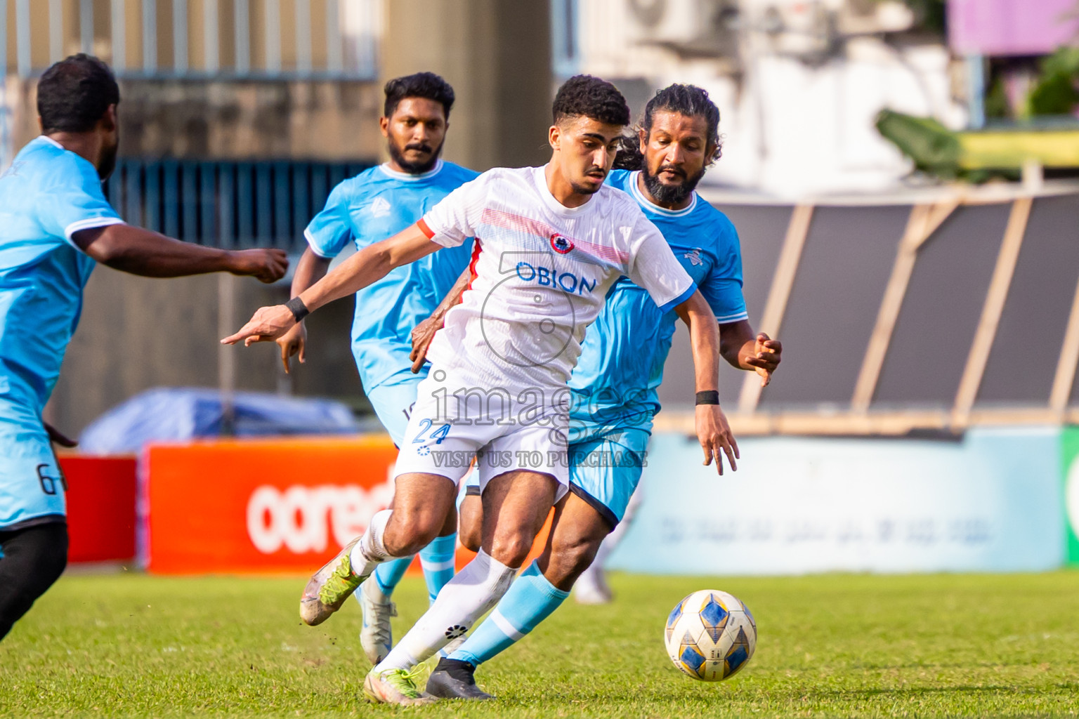 Odi Sports Club vs Mahibadhoo Sports Club in the FAM League Cup 2025 held at National Football Stadium, Male', Maldives on Friday, 9th May 2025. Photos By: Nausham Waheed / images.mv